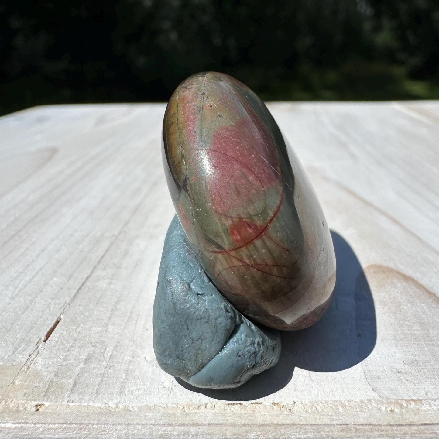 Gorgeous Cherry Creek Jasper Palm Stones - #10