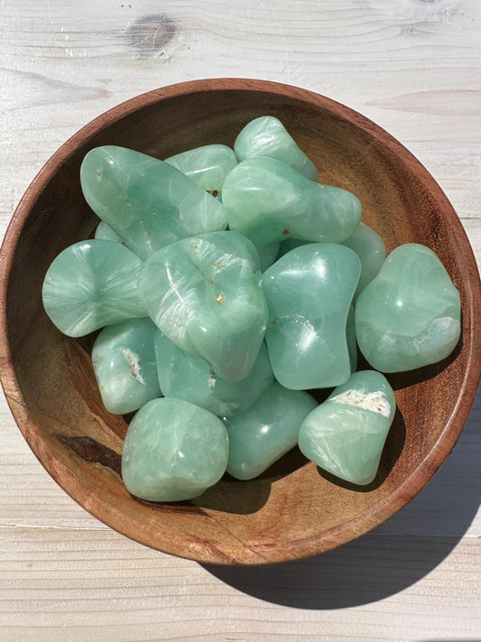 XL A Prehnite Tumbled Stone