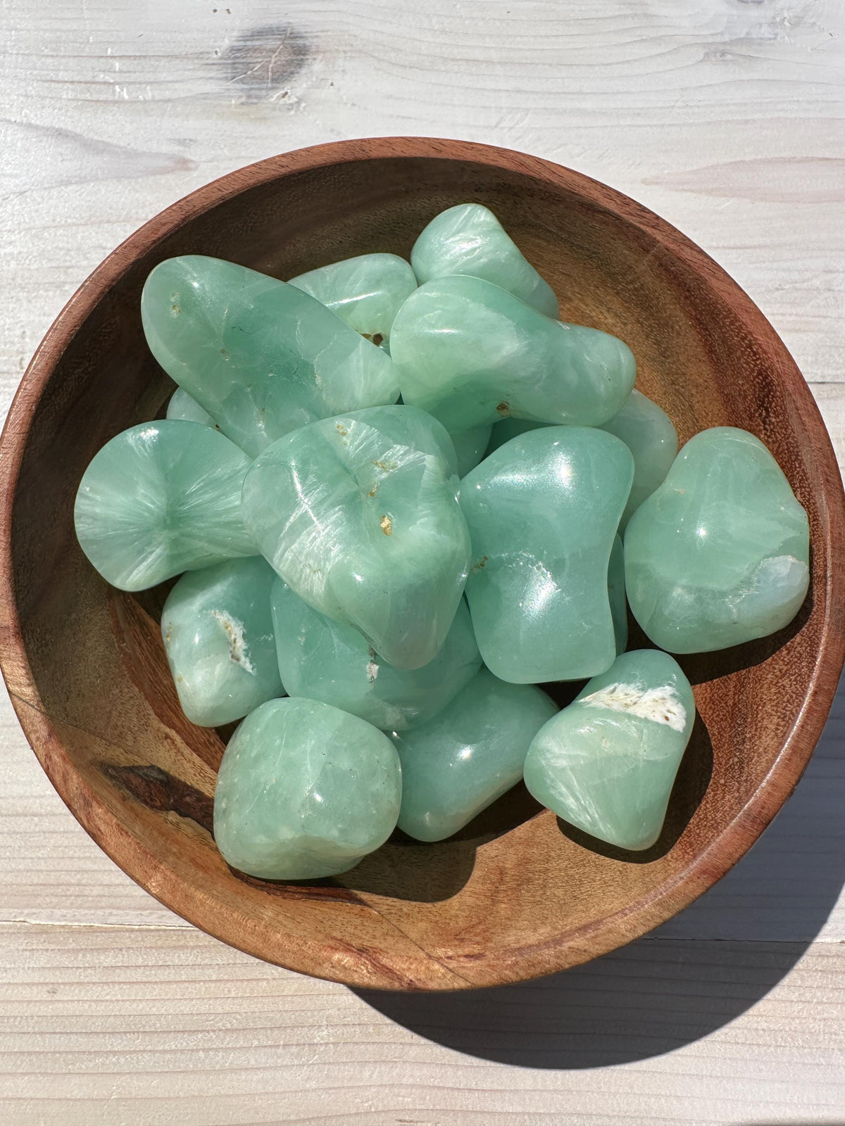 XL A Prehnite Tumbled Stone