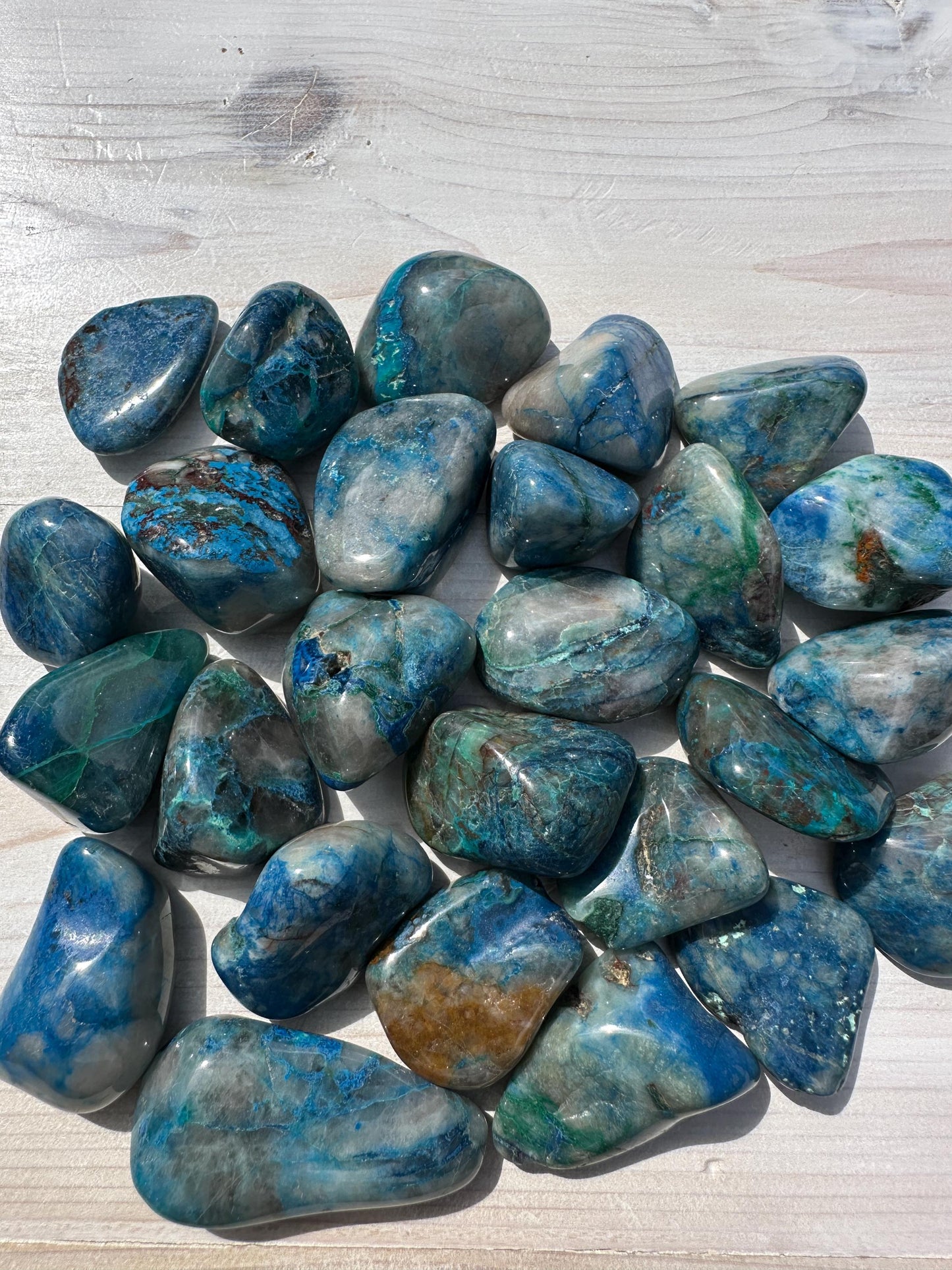 XL Shattukite in Quartz Tumbled Stone