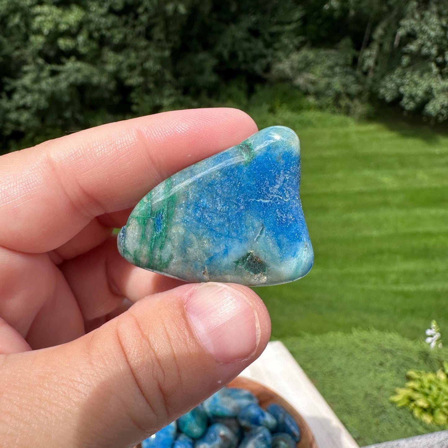 XL Shattukite in Quartz Tumbled Stone