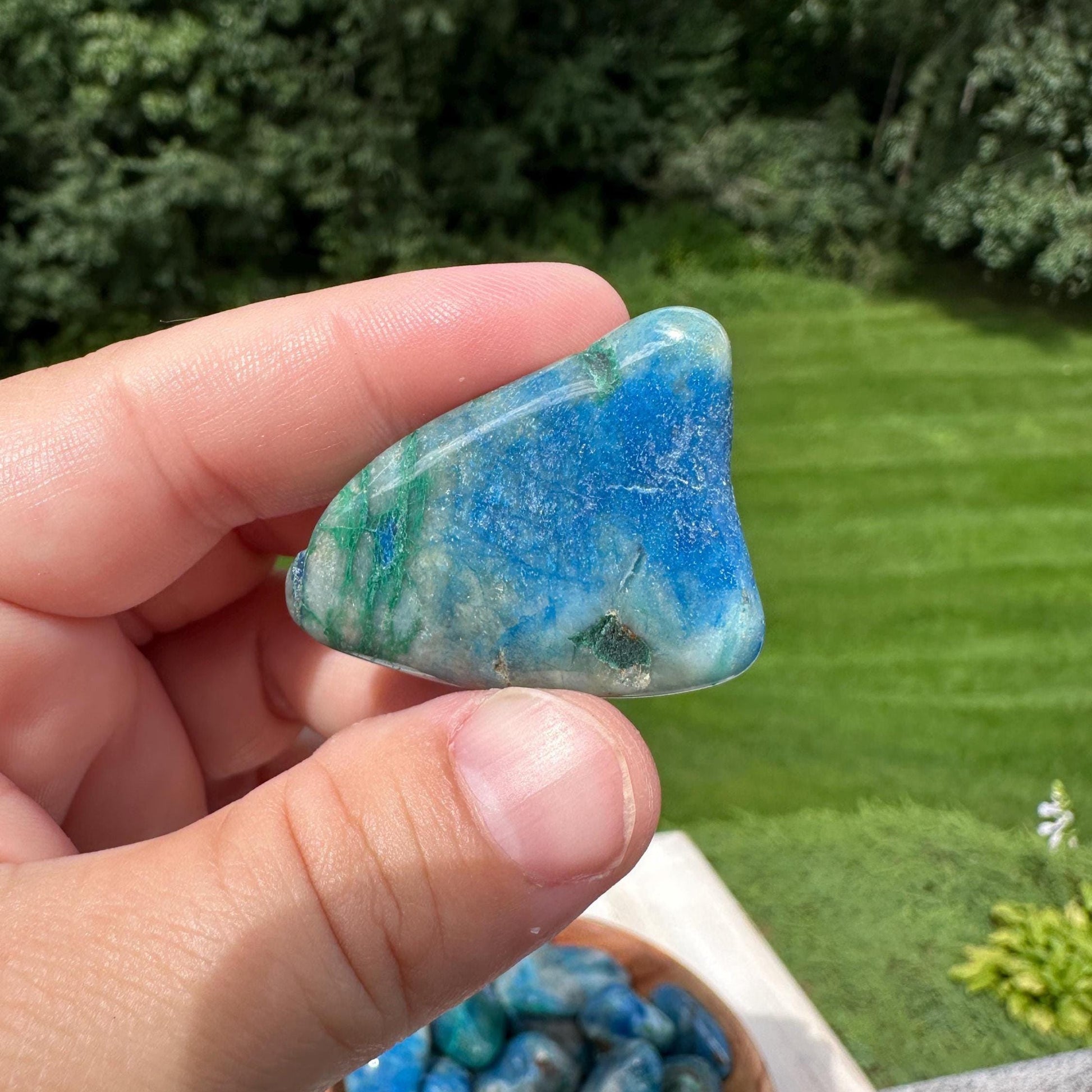 XL Shattukite in Quartz Tumbled Stone