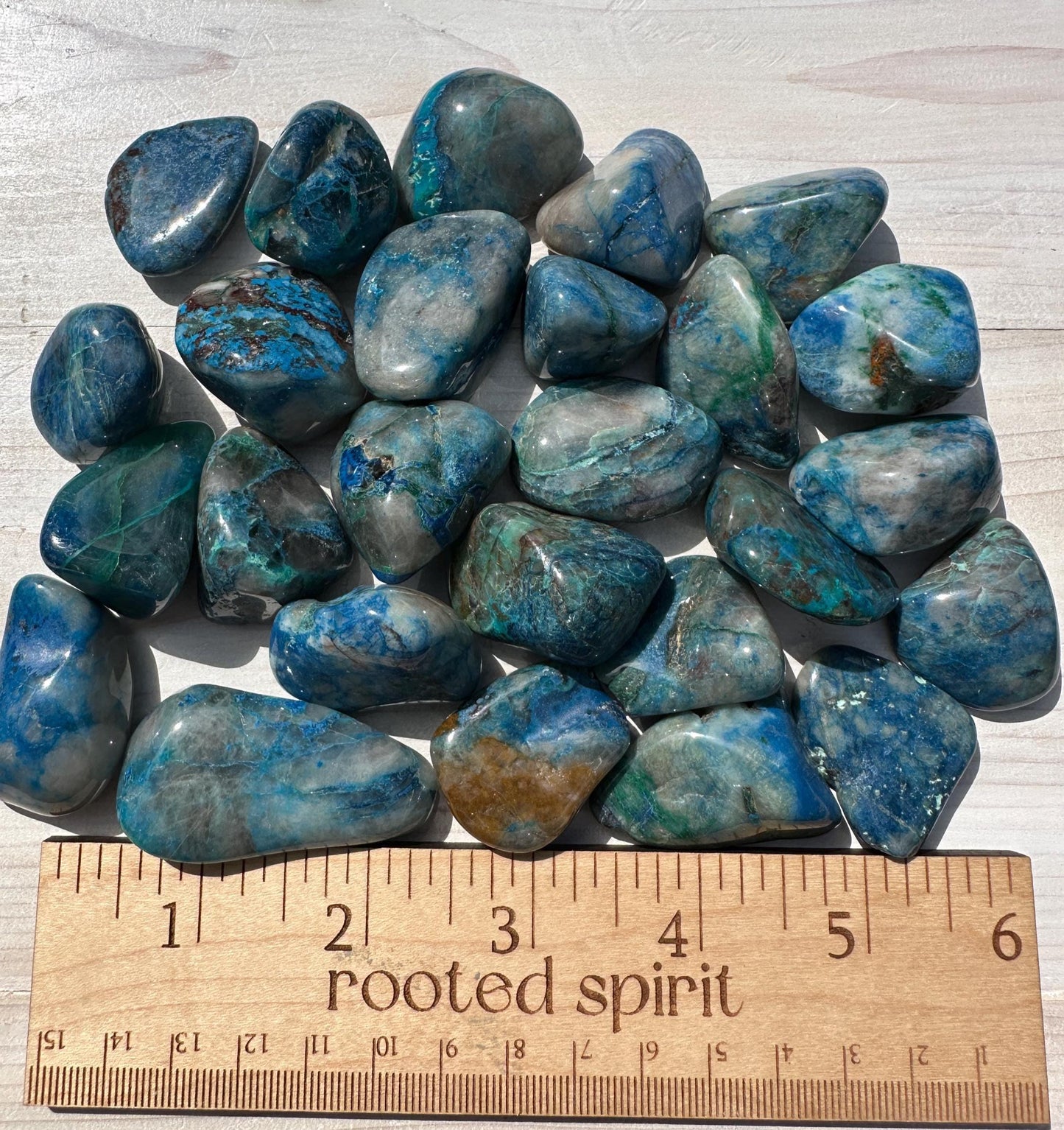 XL Shattukite in Quartz Tumbled Stone