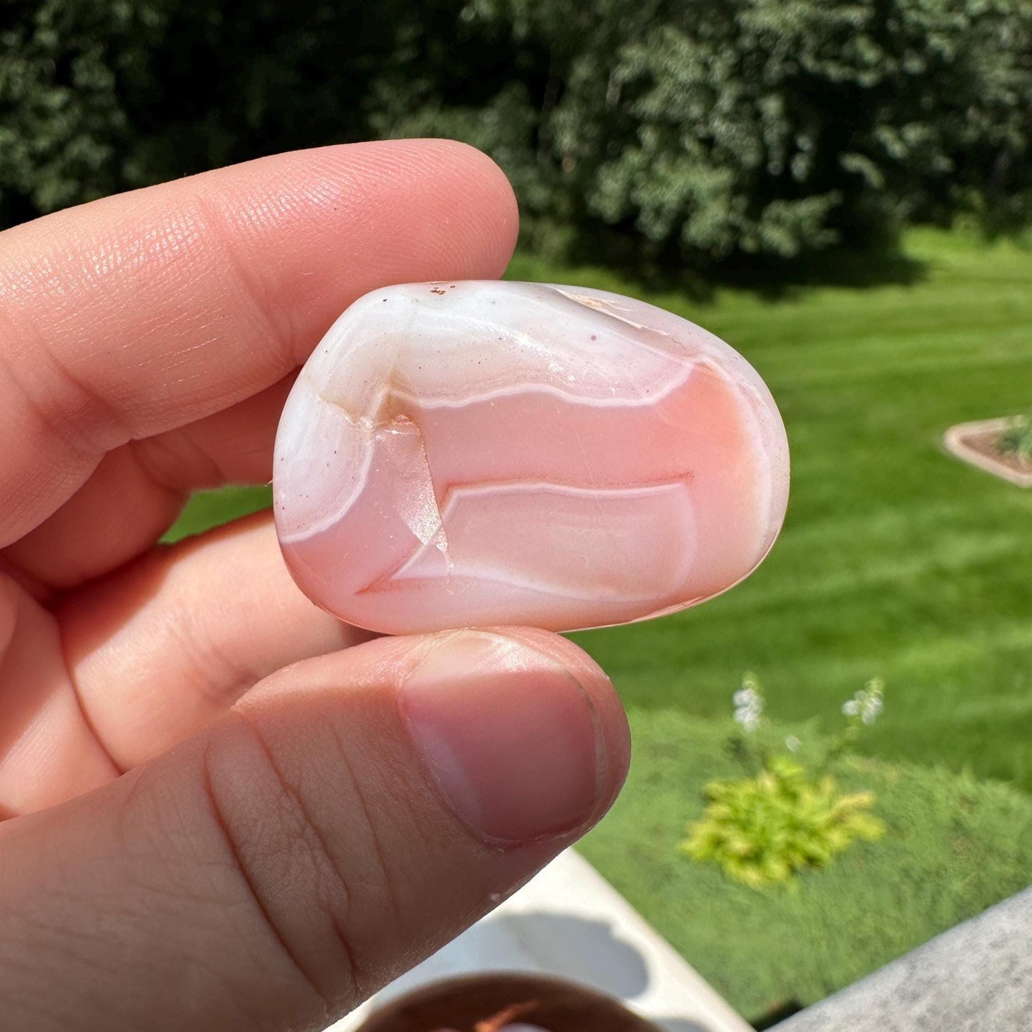 XL Apricot Agate Tumbled Stone
