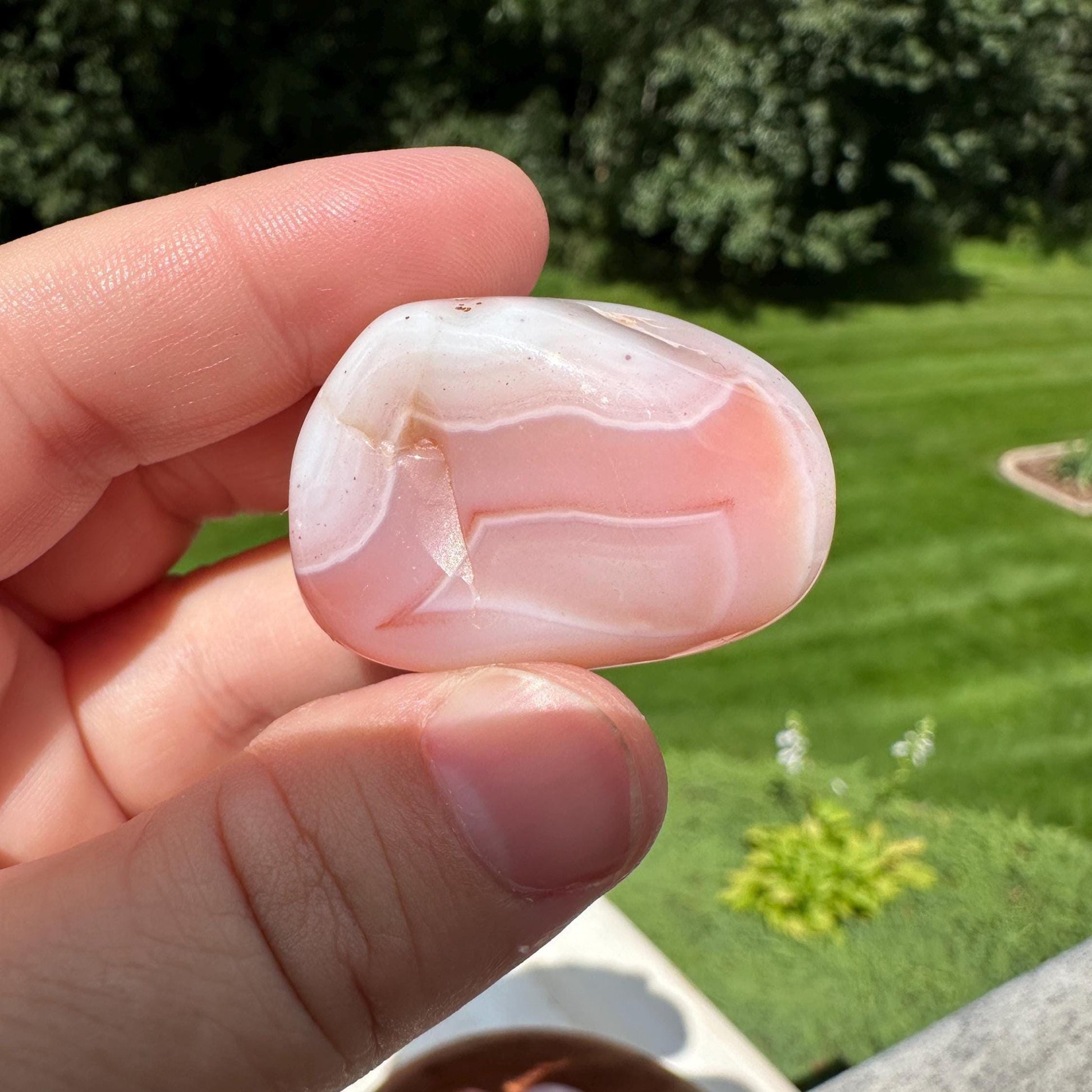 XL Apricot Agate Tumbled Stone
