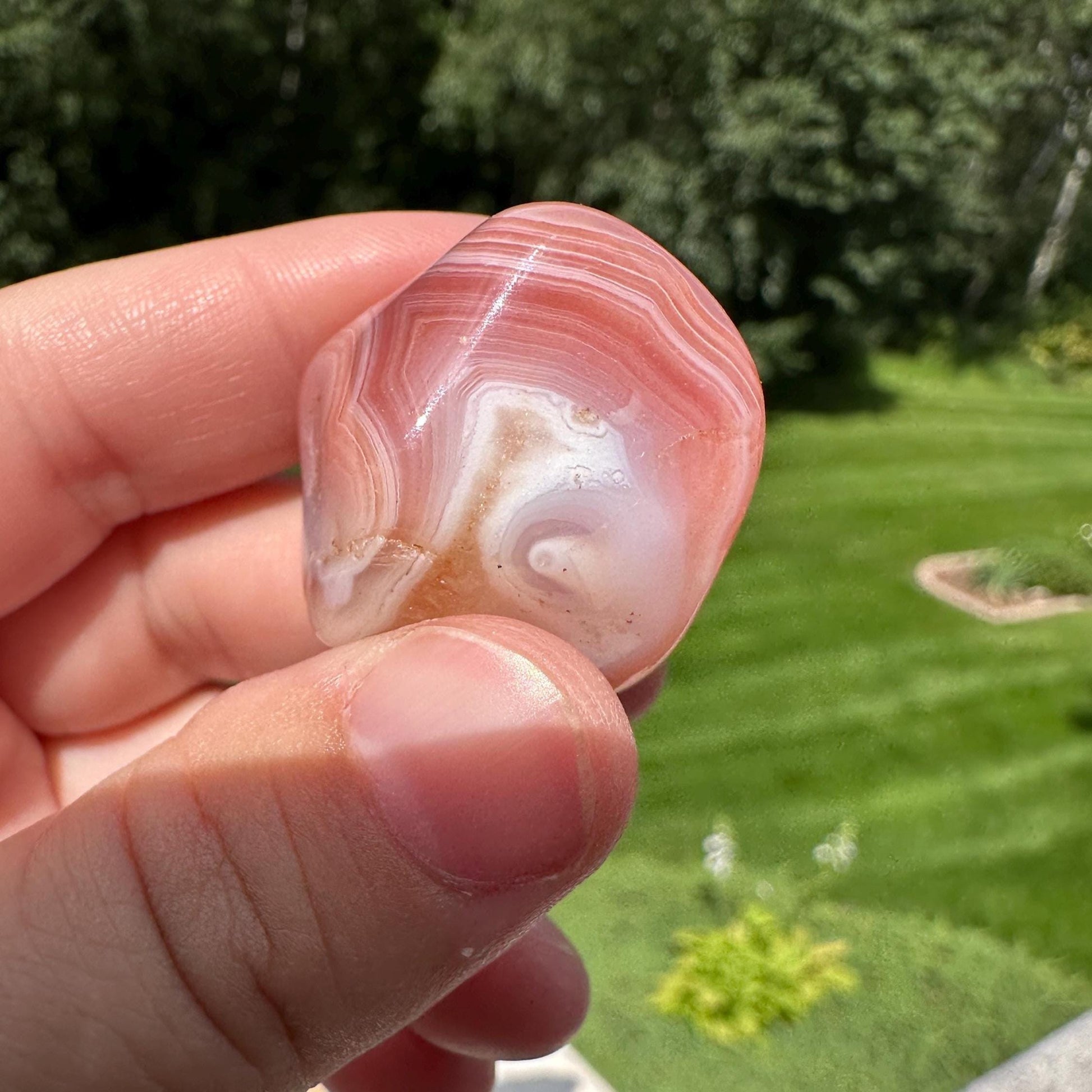 XL Apricot Agate Tumbled Stone