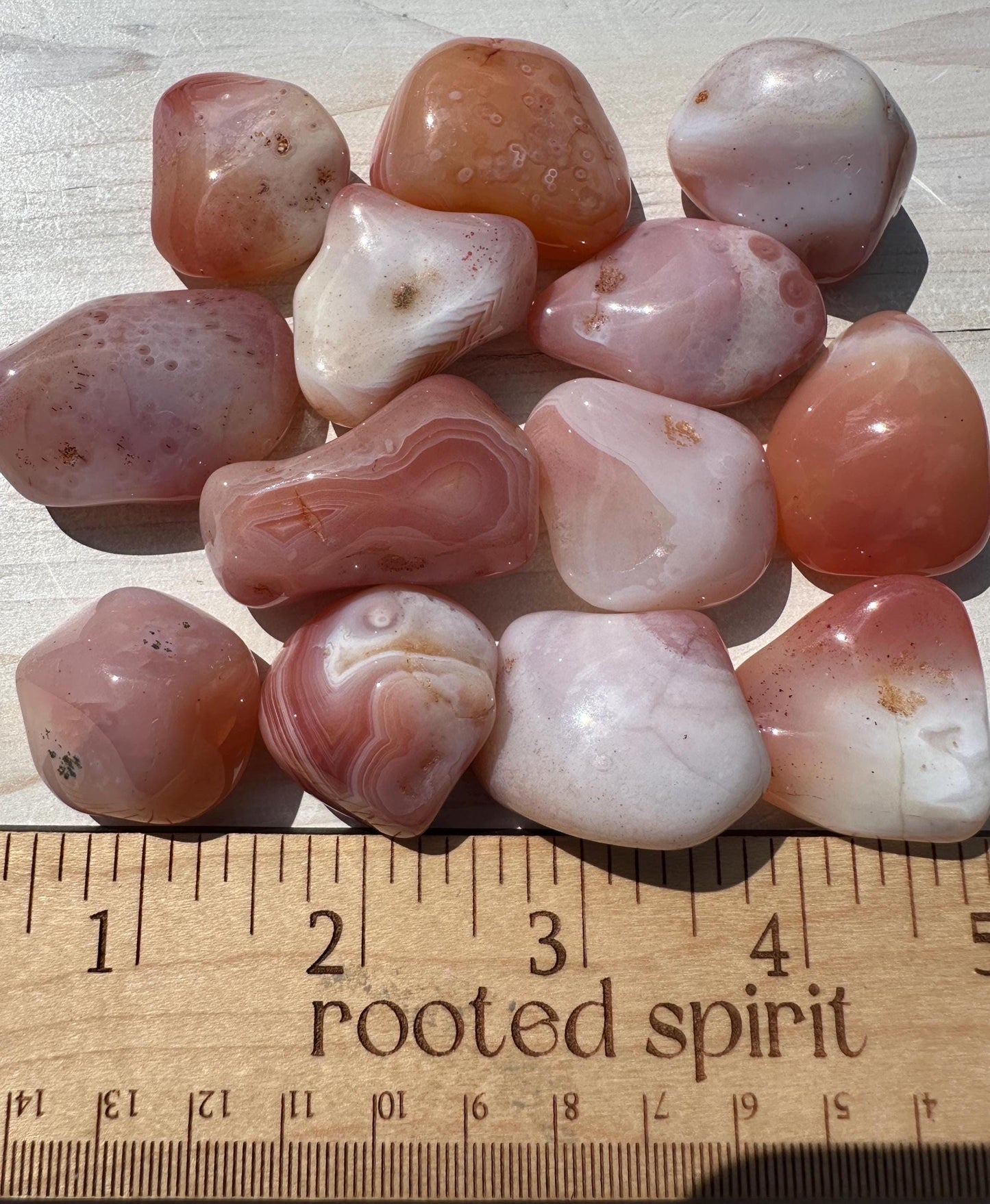 XL Apricot Agate Tumbled Stone