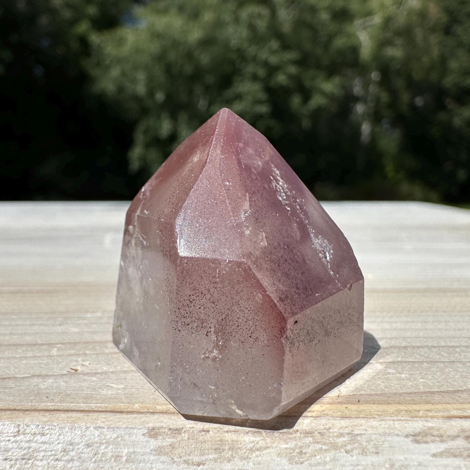 Rare Small Pink Lithium Point from Brazil - #2