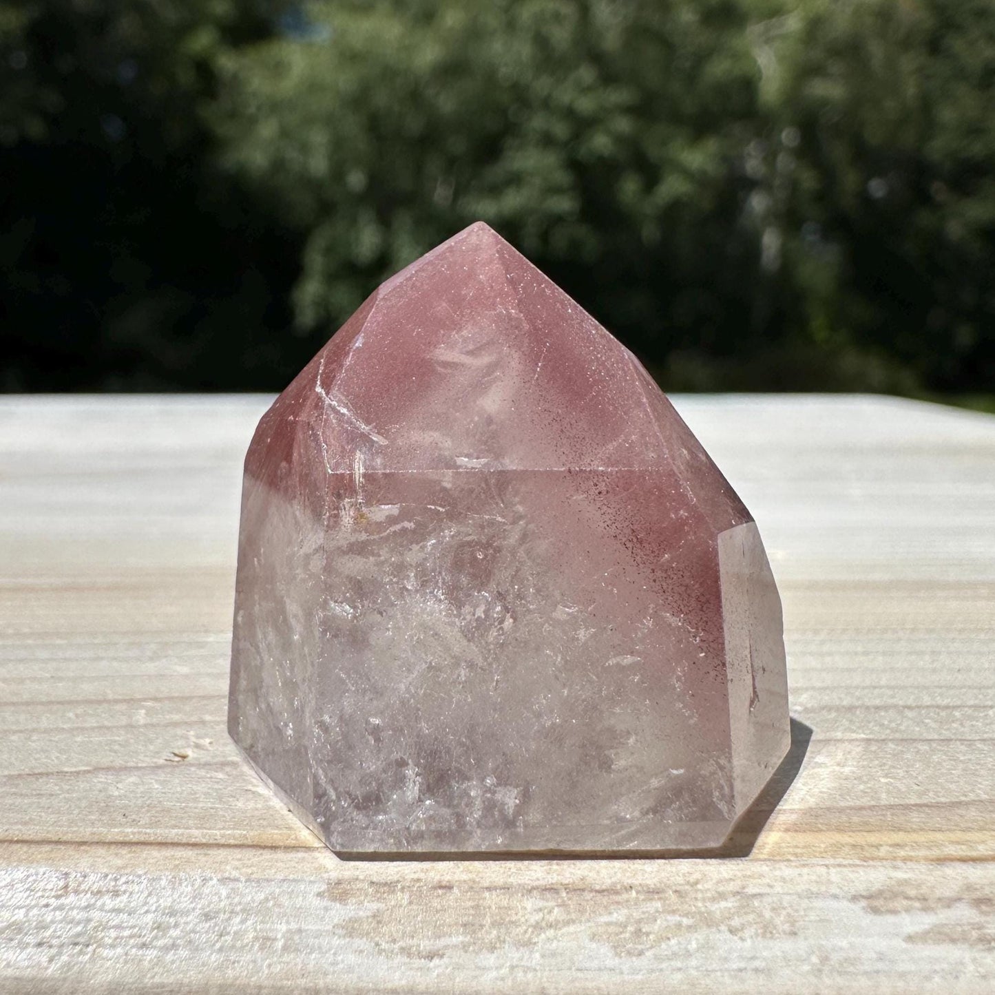Rare Small Pink Lithium Point from Brazil - #2