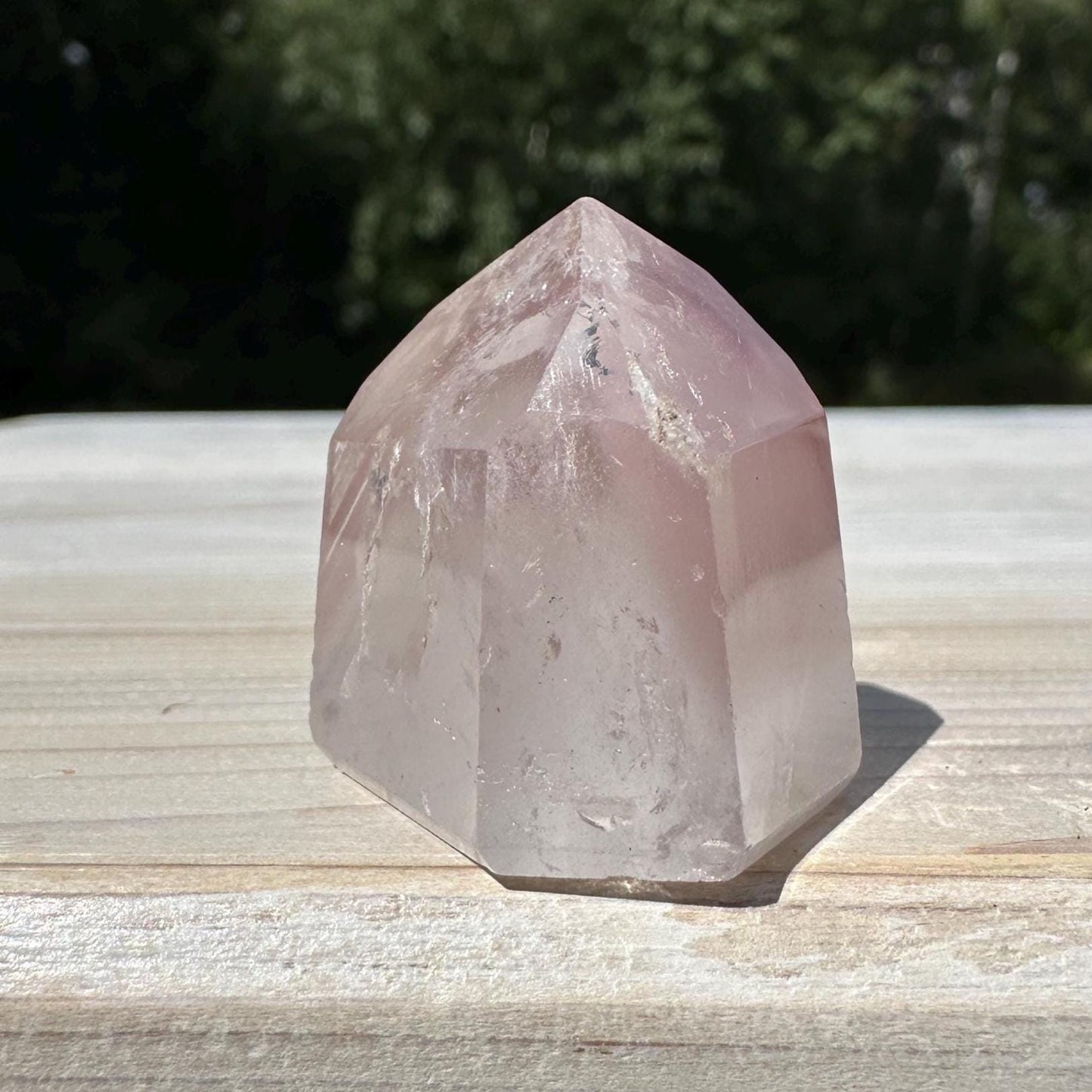Rare Small Pink Lithium Point from Brazil - #4