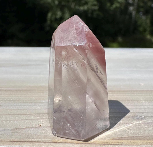 Rare Small Pink Lithium Point from Brazil - #5