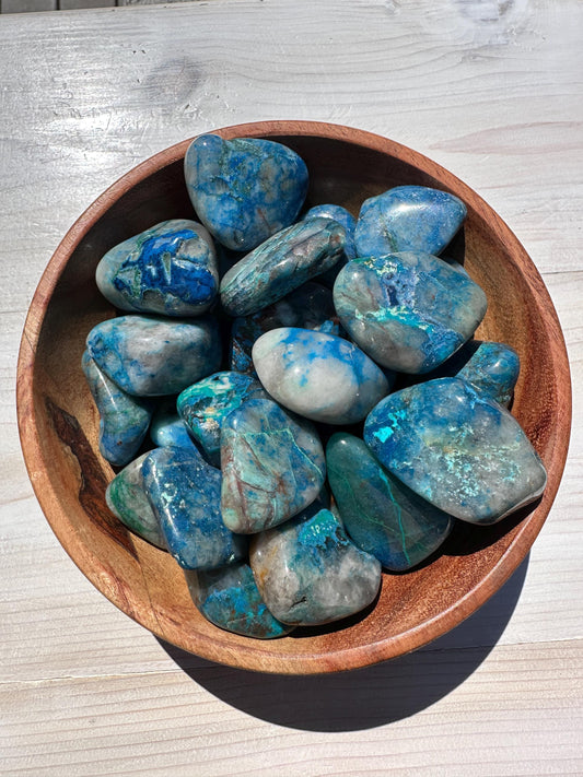 XL Shattukite in Quartz Tumbled Stone