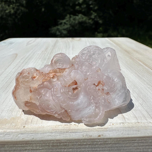 Pretty Natural Pink Chalcedony Freeform from New Mexico - #1