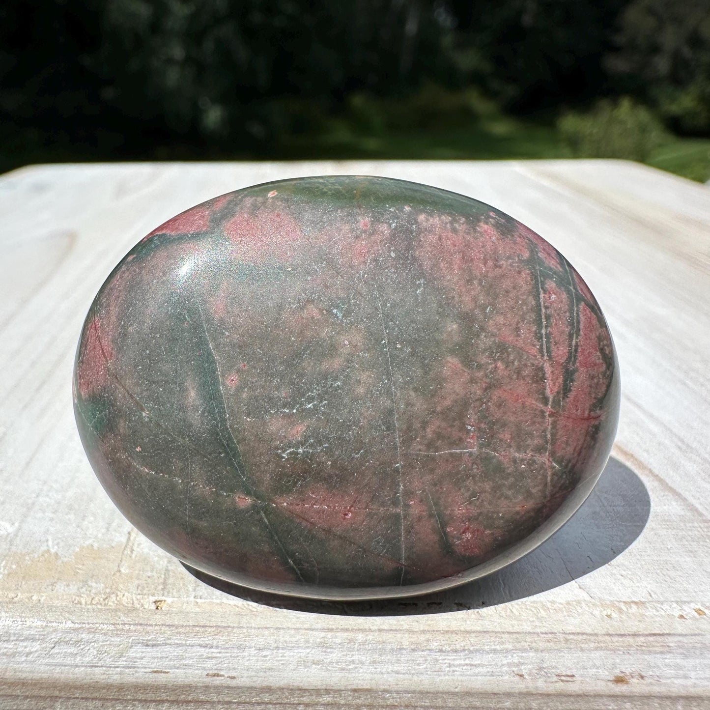 Gorgeous Cherry Creek Jasper Palm Stones - #5