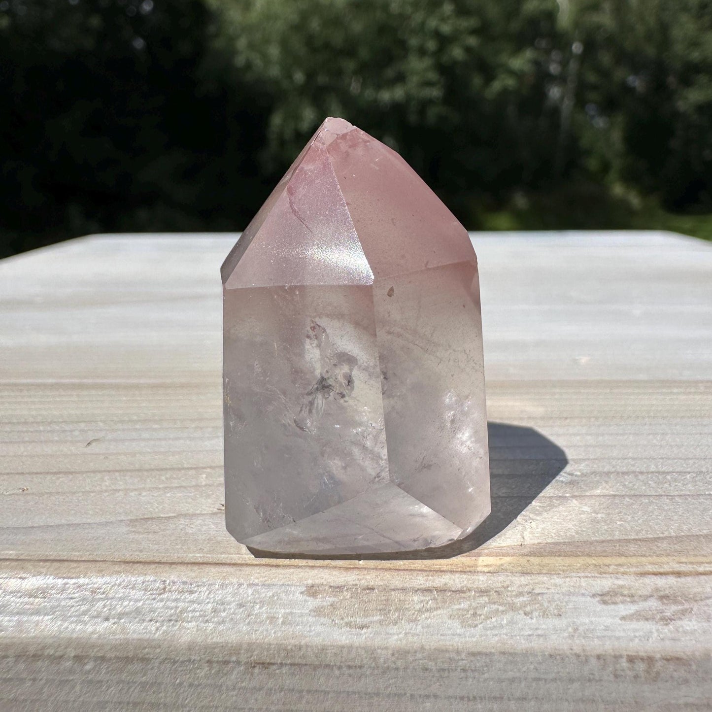 Rare Small Pink Lithium Point from Brazil - #6