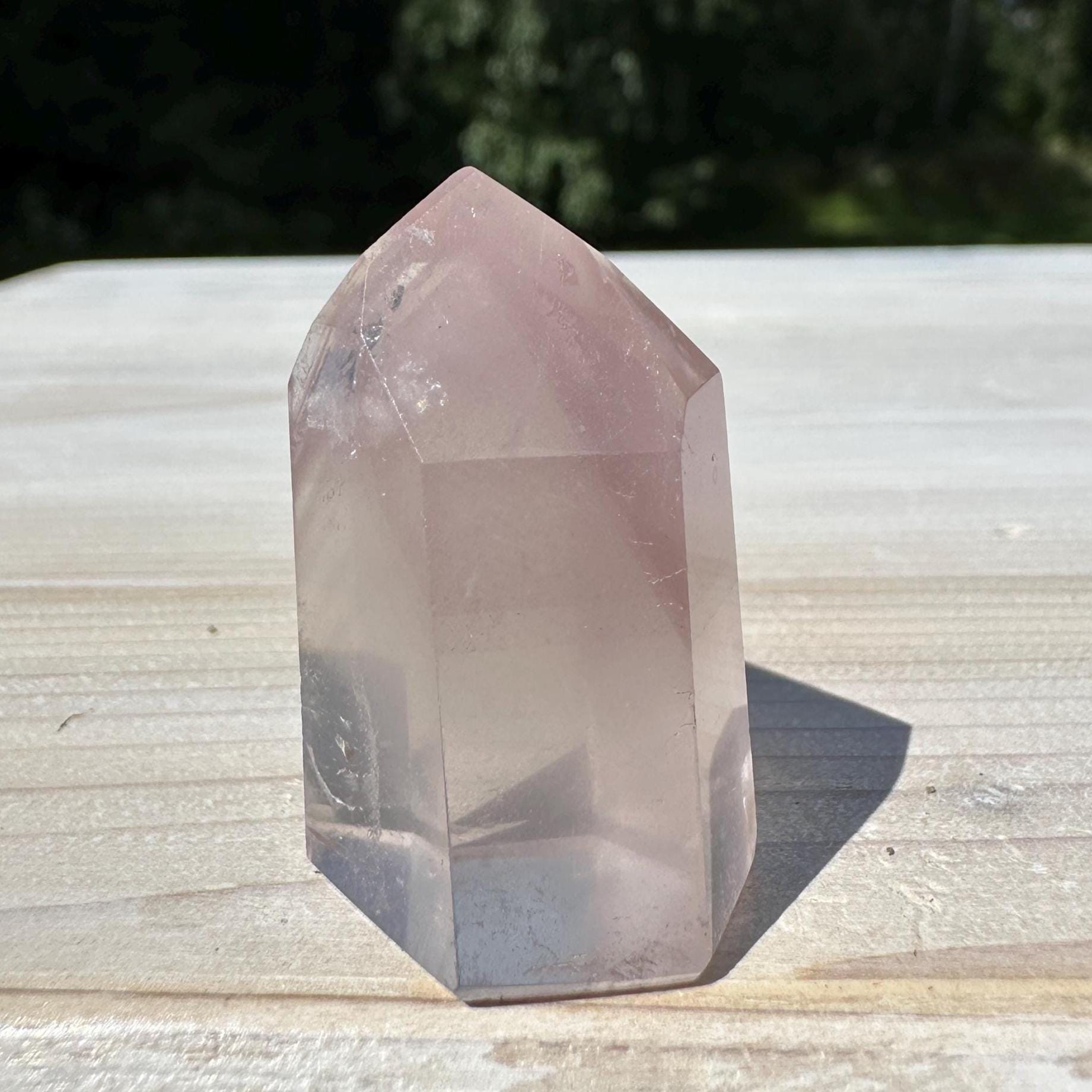 Rare Small Pink Lithium Point from Brazil - #8