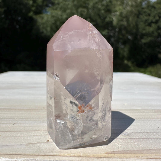 Rare Small Pink Lithium Point from Brazil - #9