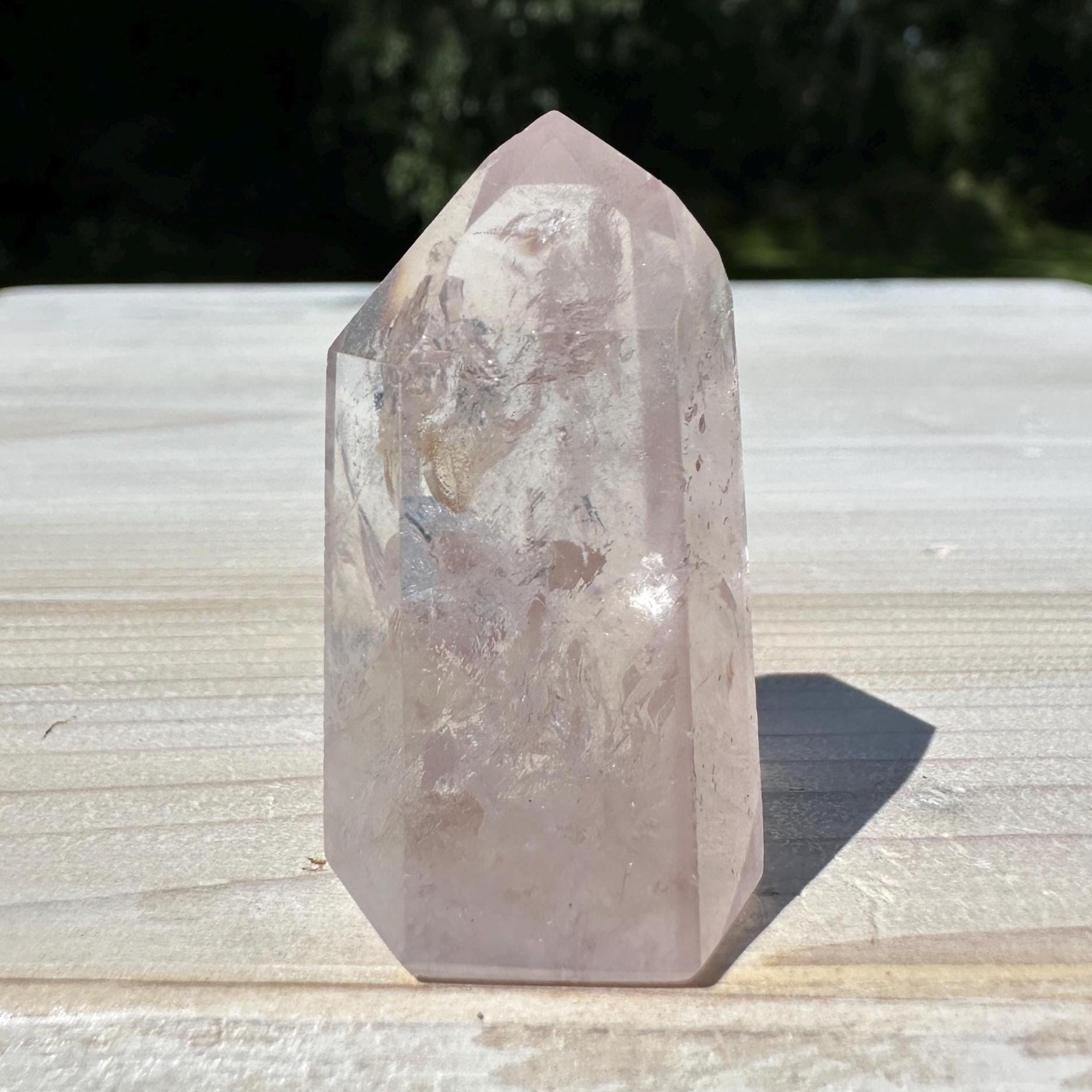 Rare Small Pink Lithium Point from Brazil - #10