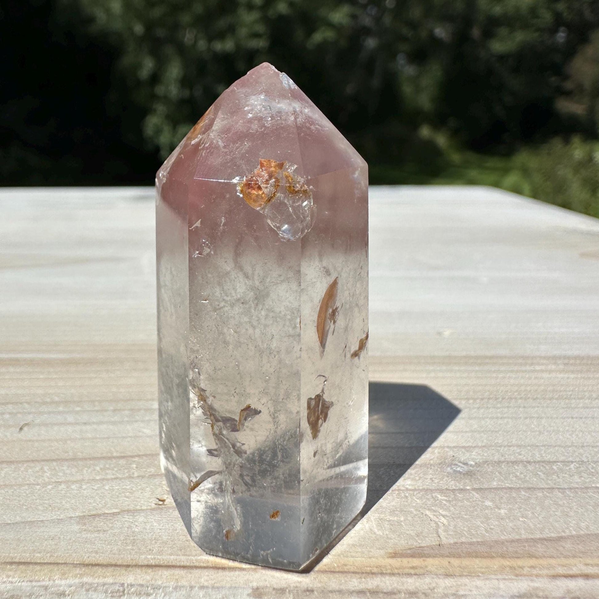 Rare Small Pink Lithium Point from Brazil - #11