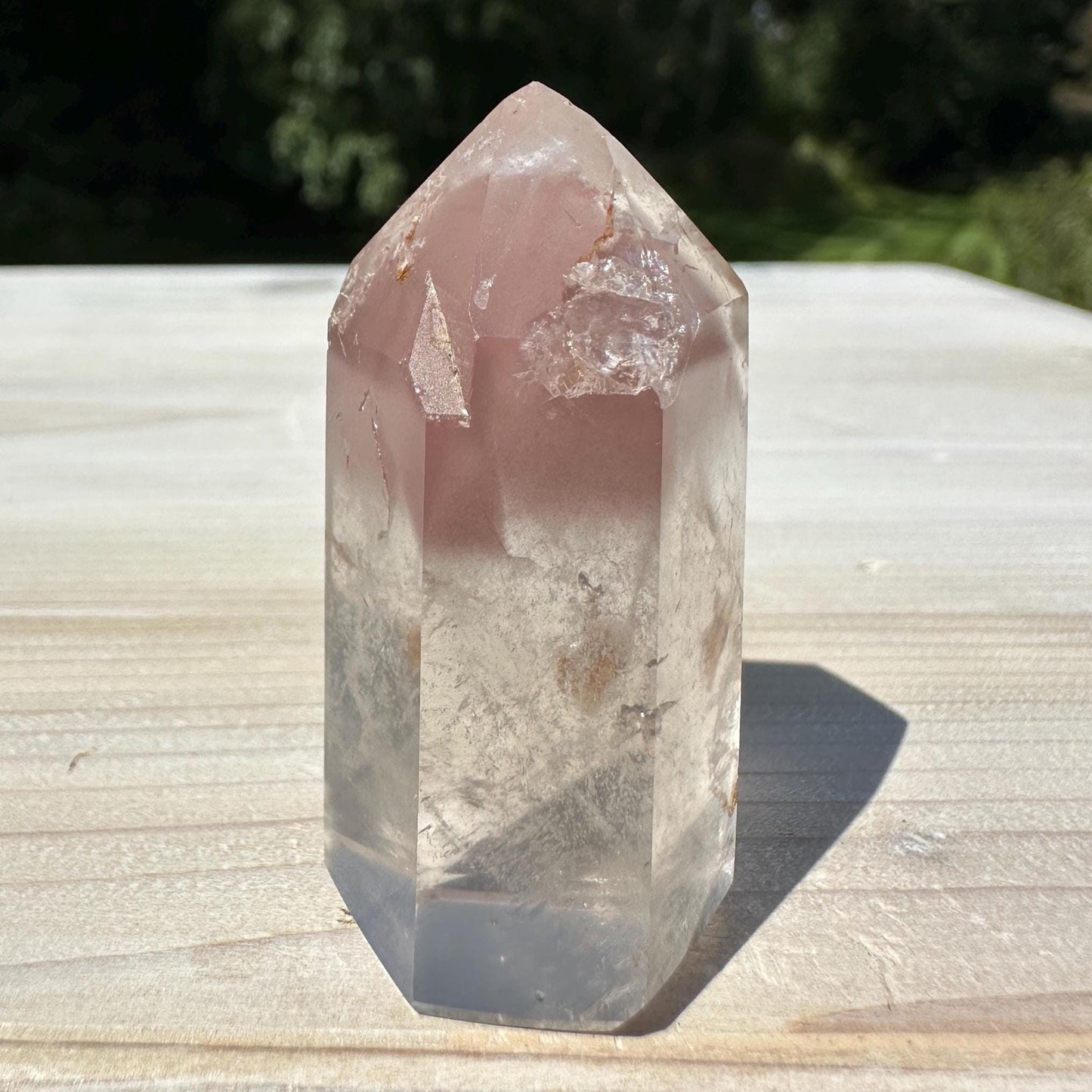 Rare Small Pink Lithium Point from Brazil - #11