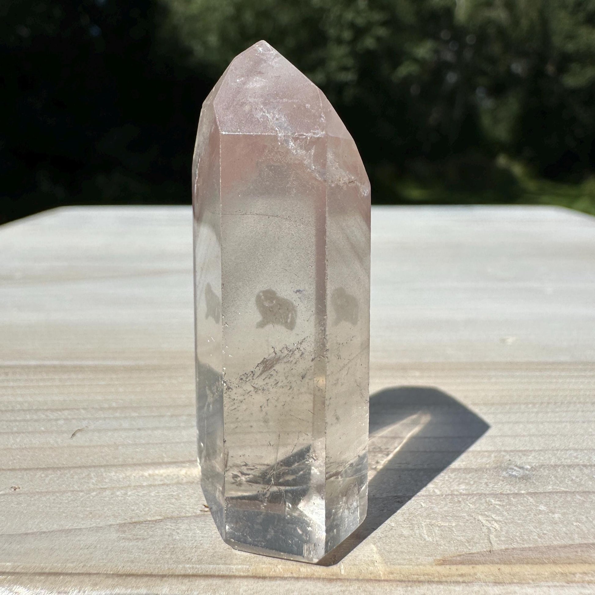 Rare Small Pink Lithium Point from Brazil - #12
