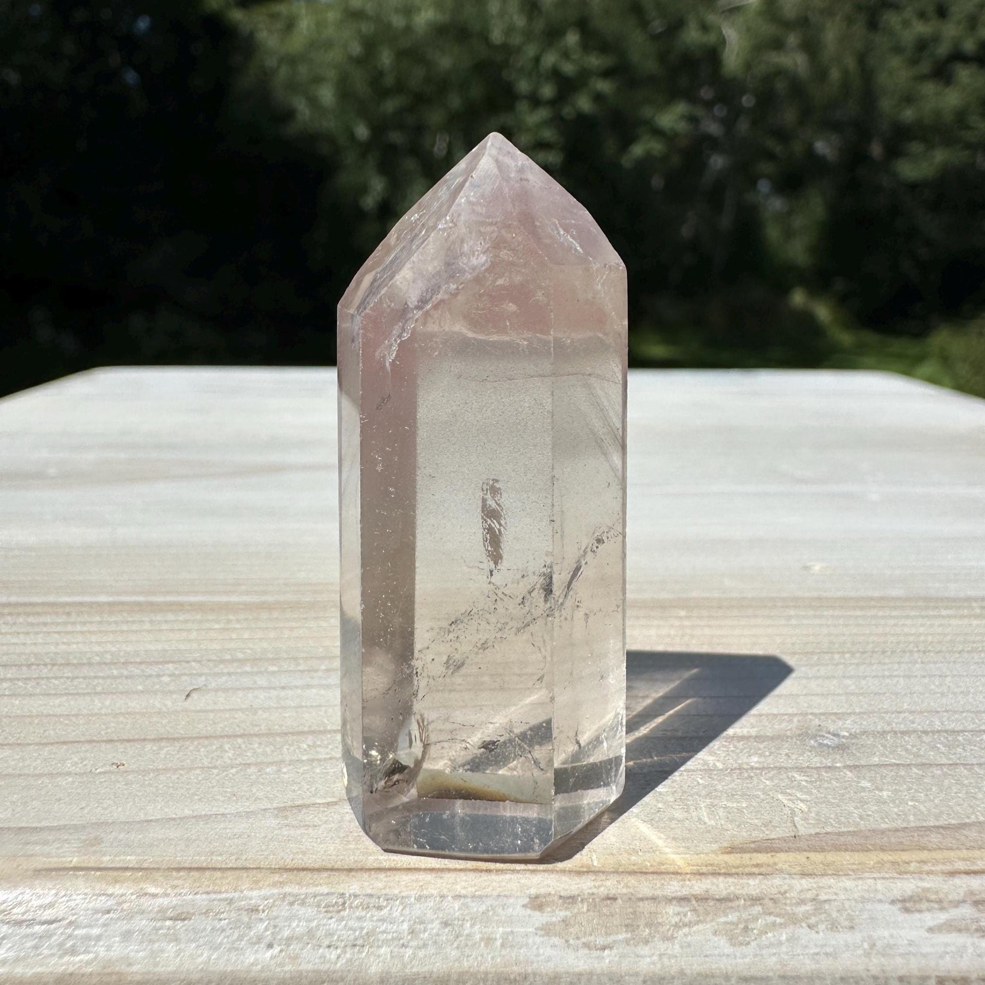 Rare Small Pink Lithium Point from Brazil - #12