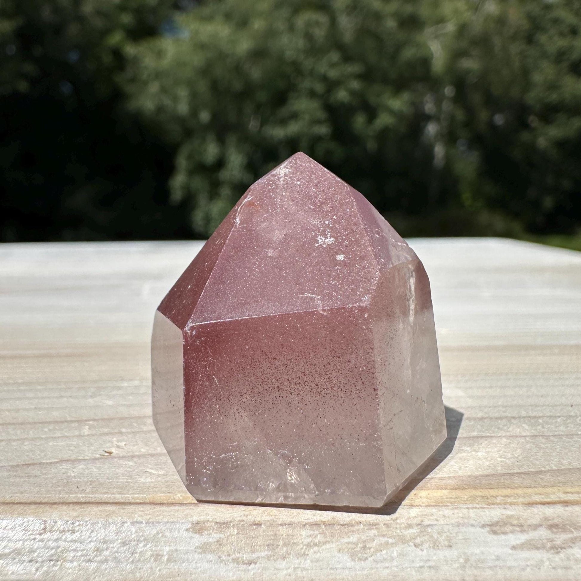 Rare Small Pink Lithium Point from Brazil - #2