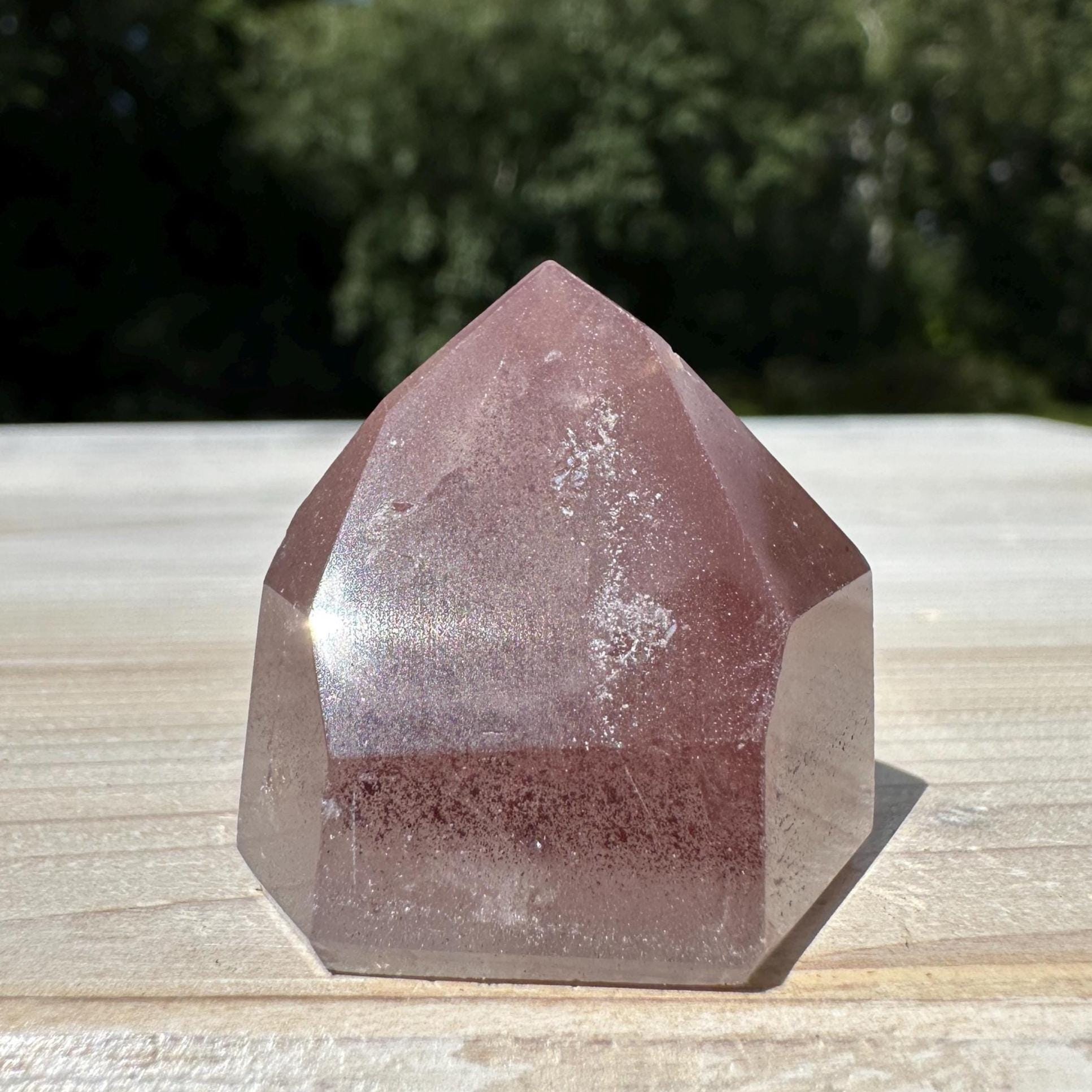 Rare Small Pink Lithium Point from Brazil - #2