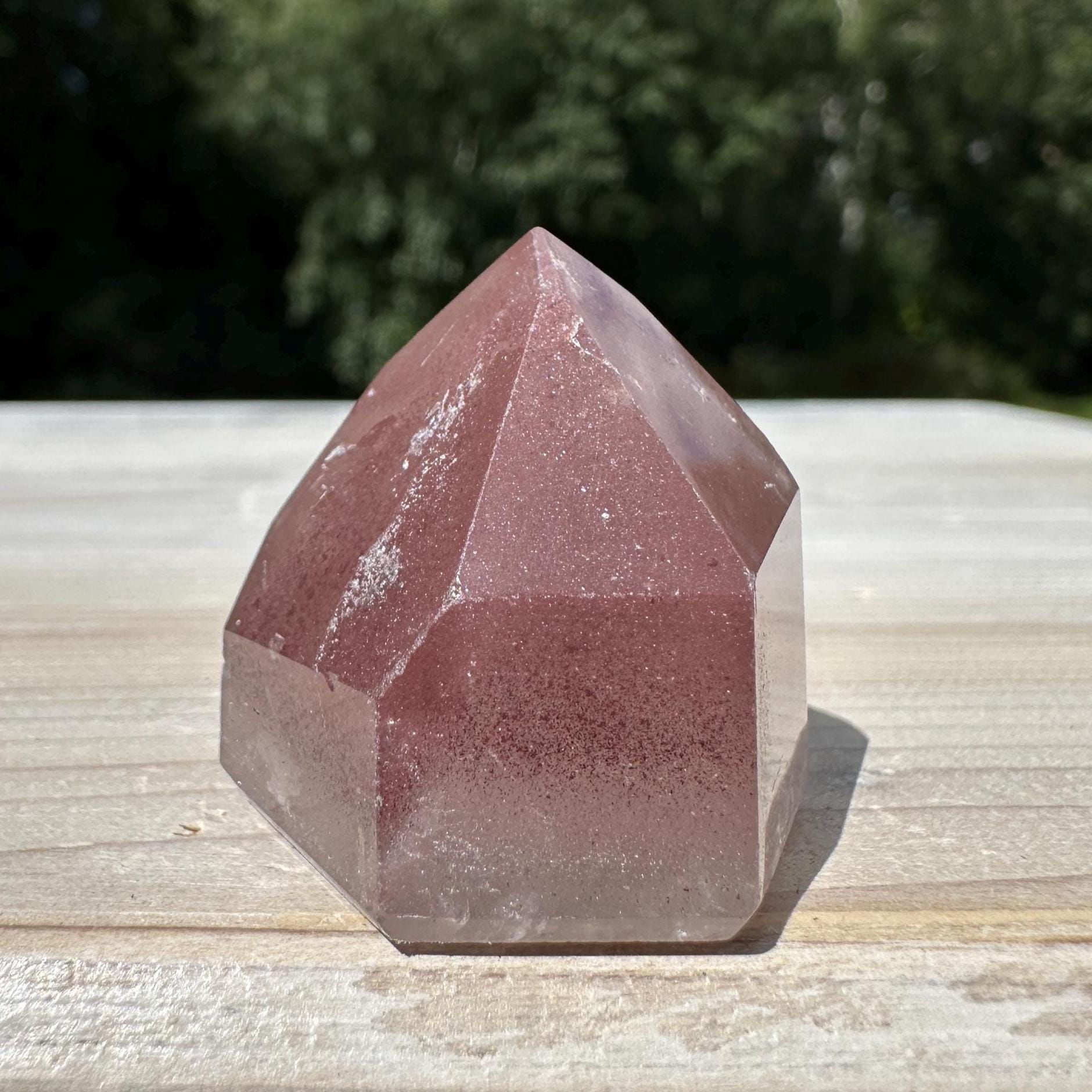 Rare Small Pink Lithium Point from Brazil - #2