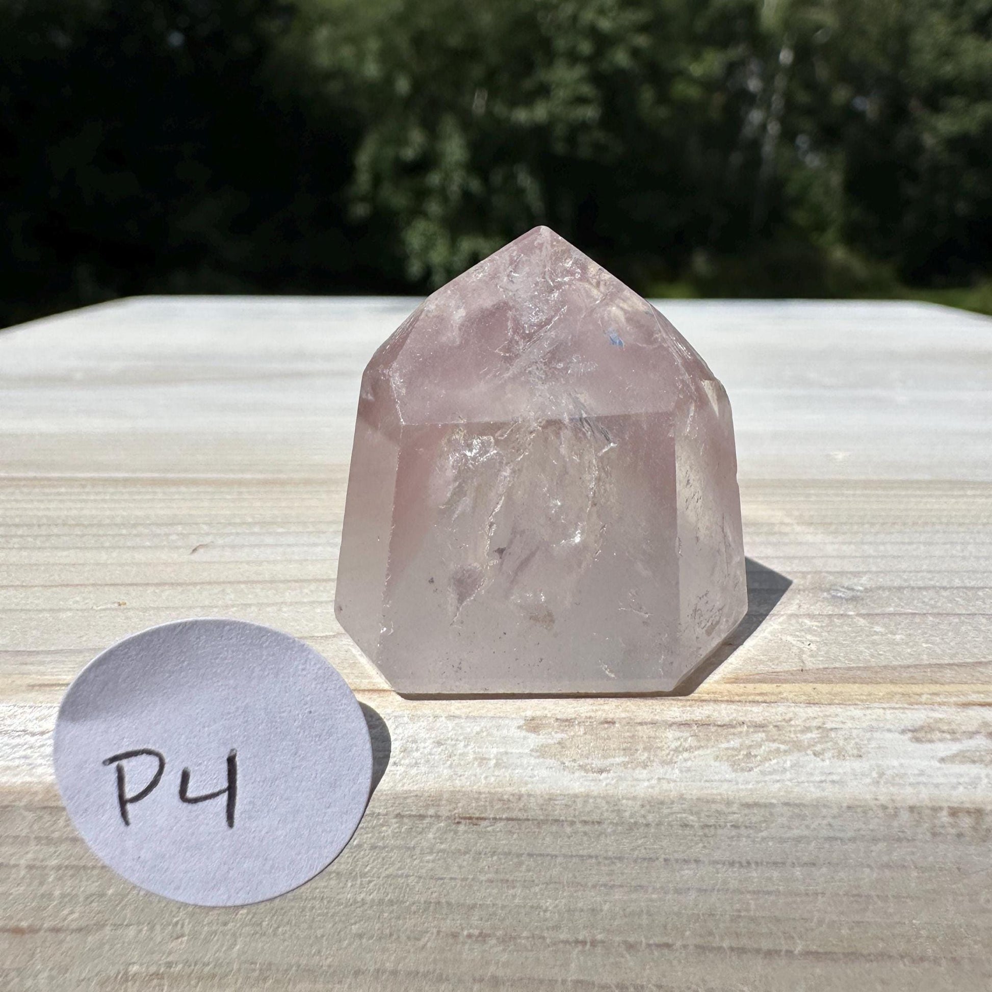 Rare Small Pink Lithium Point from Brazil - #4