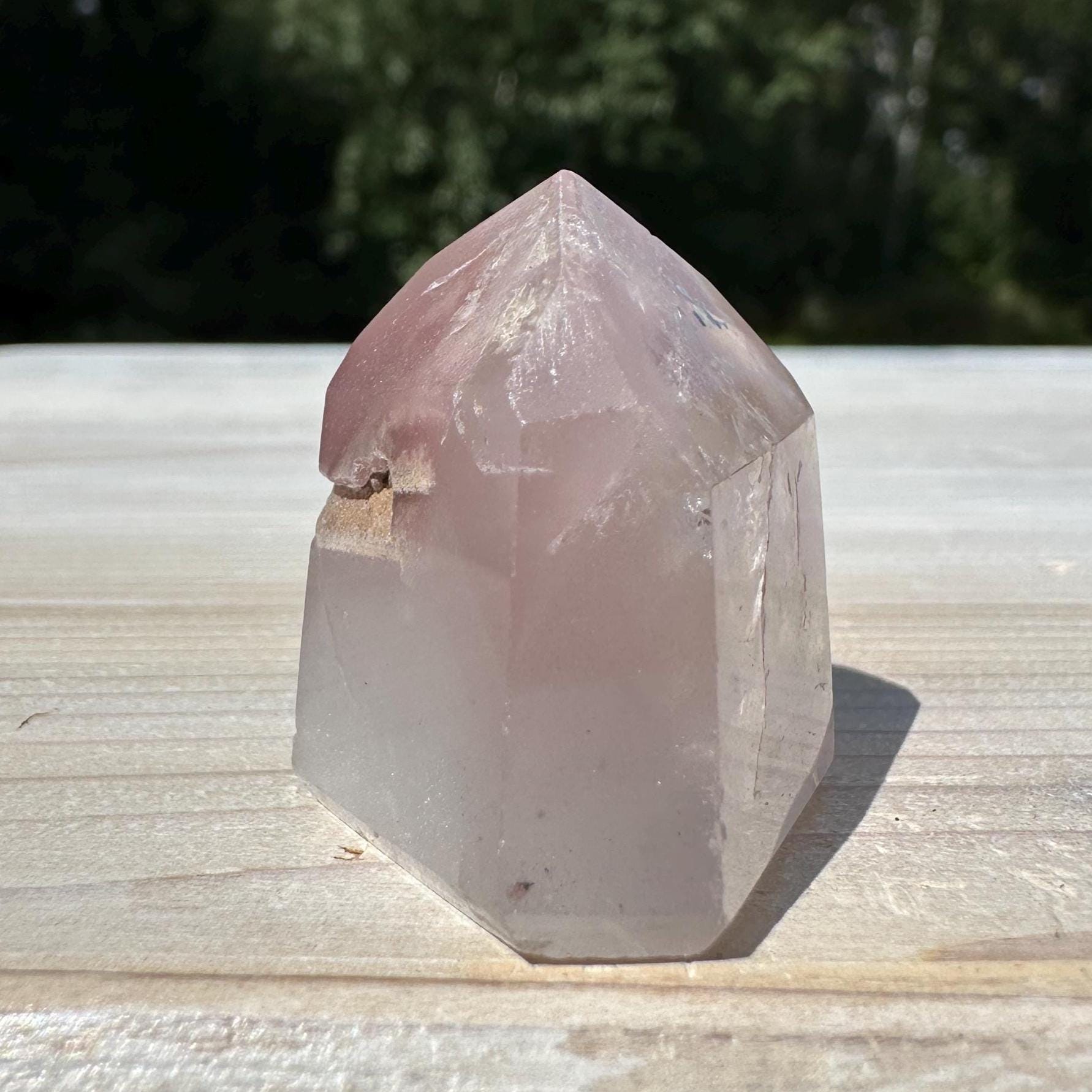 Rare Small Pink Lithium Point from Brazil - #4