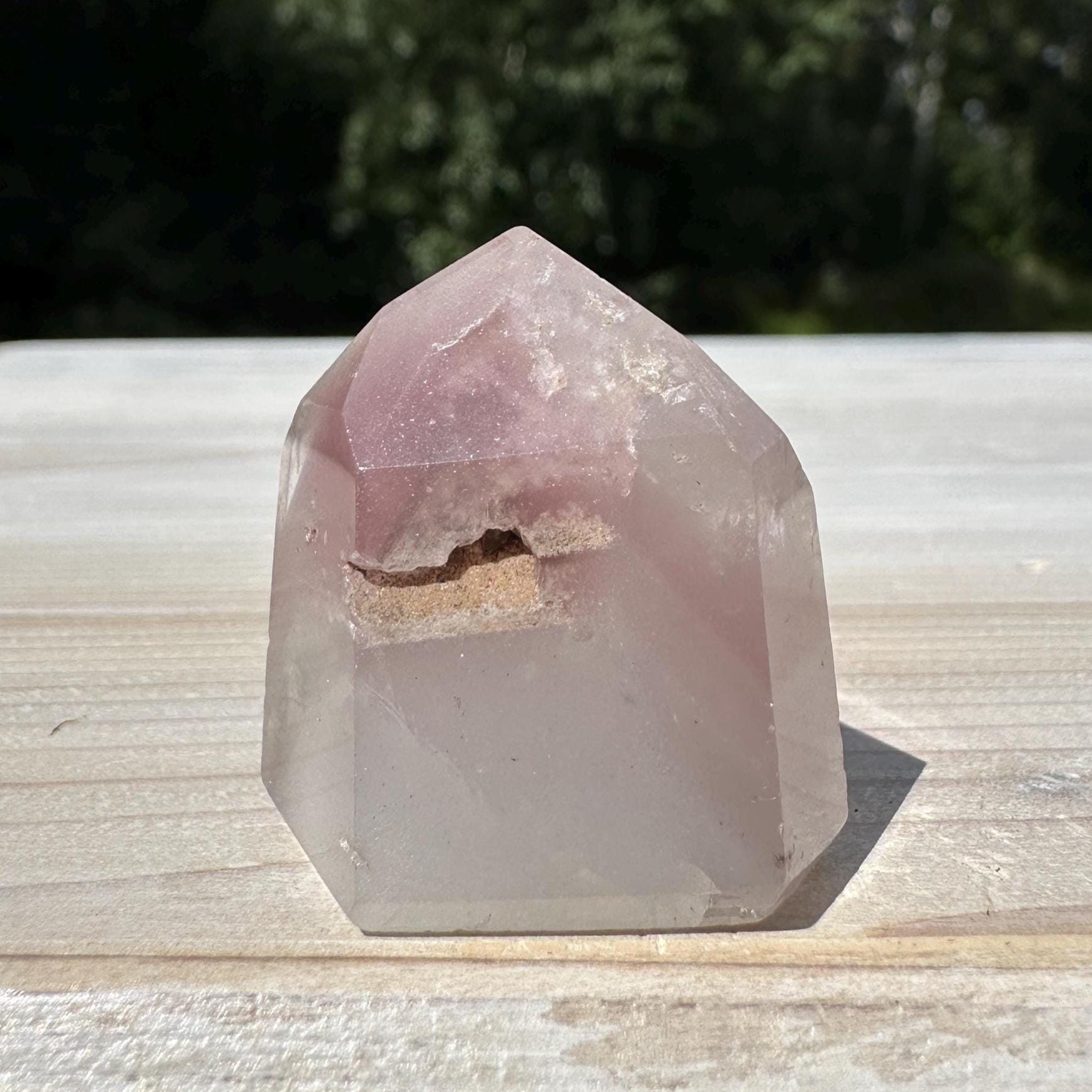 Rare Small Pink Lithium Point from Brazil - #4