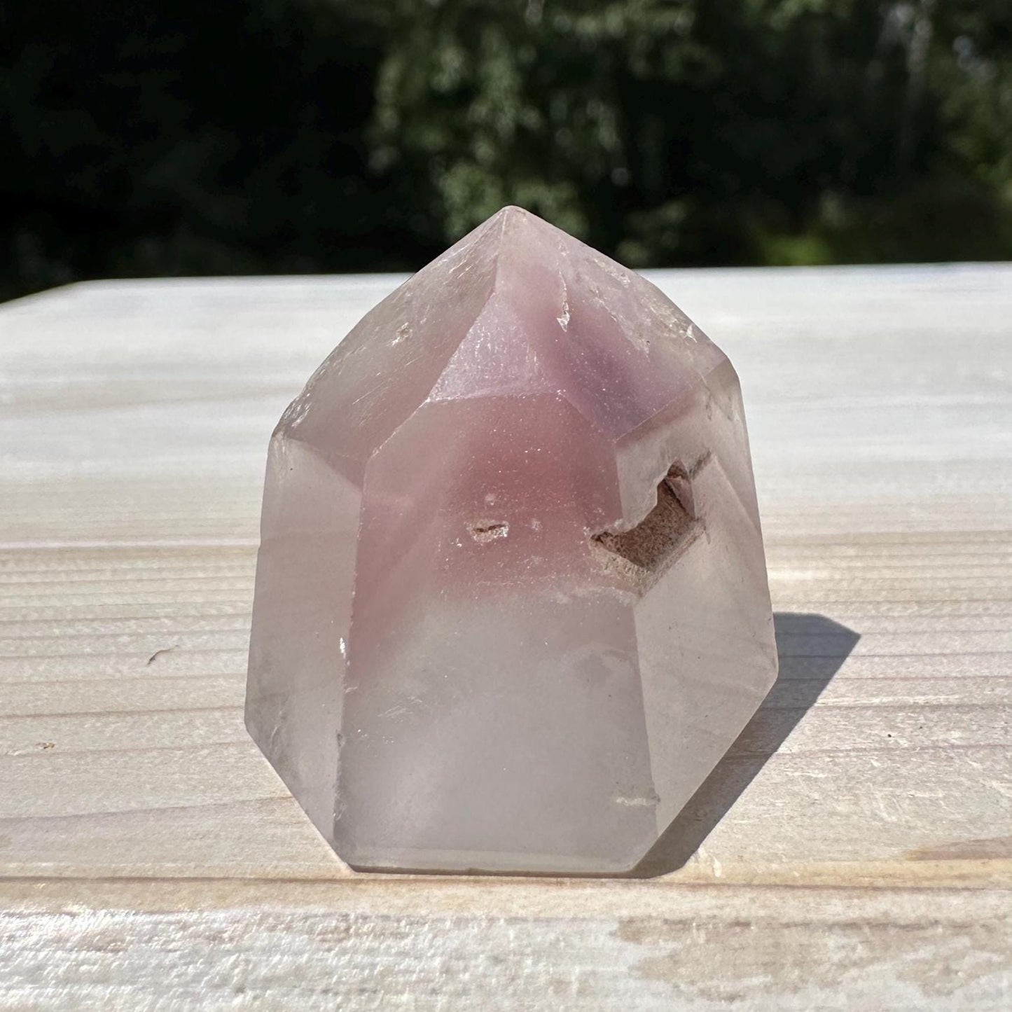 Rare Small Pink Lithium Point from Brazil - #4