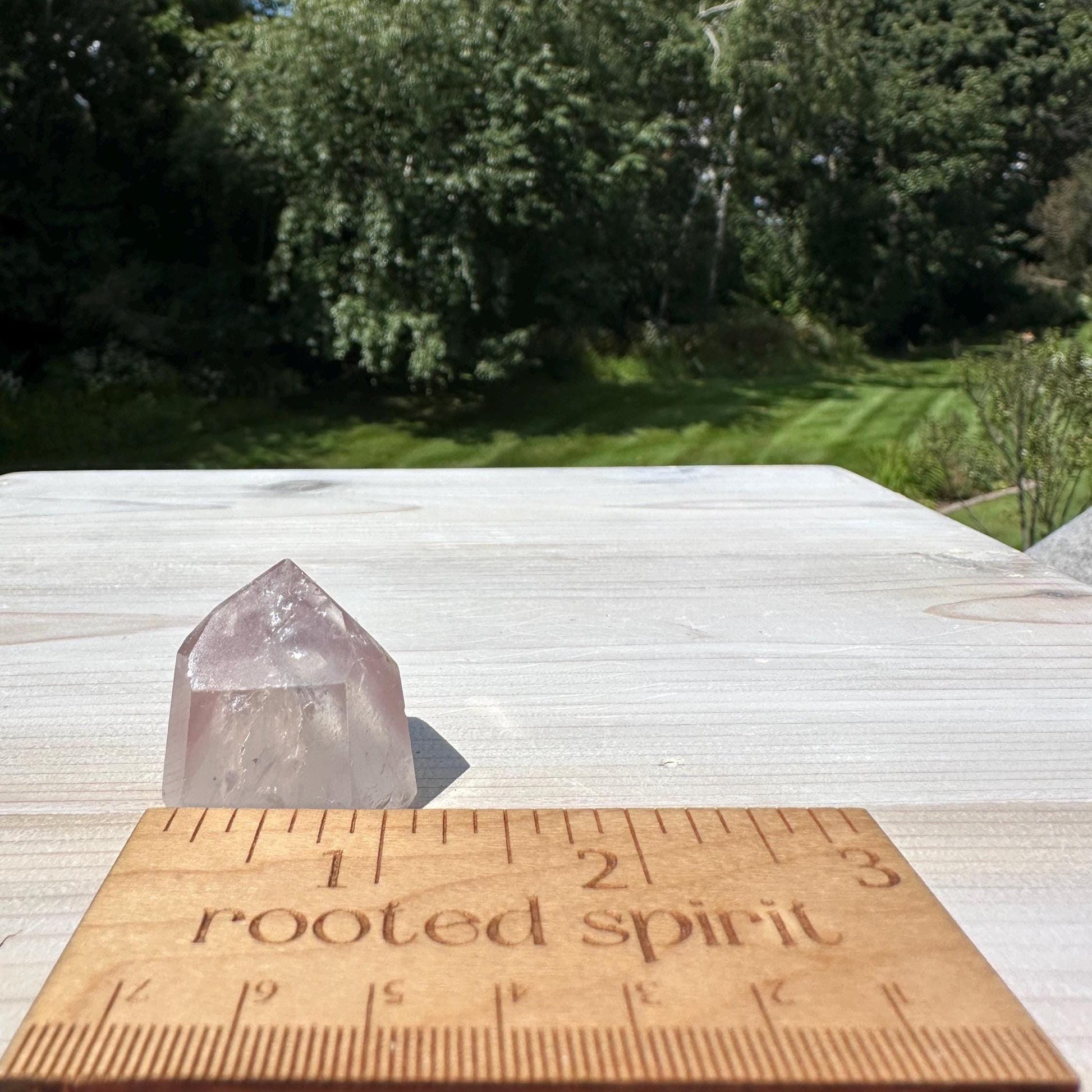 Rare Small Pink Lithium Point from Brazil - #4