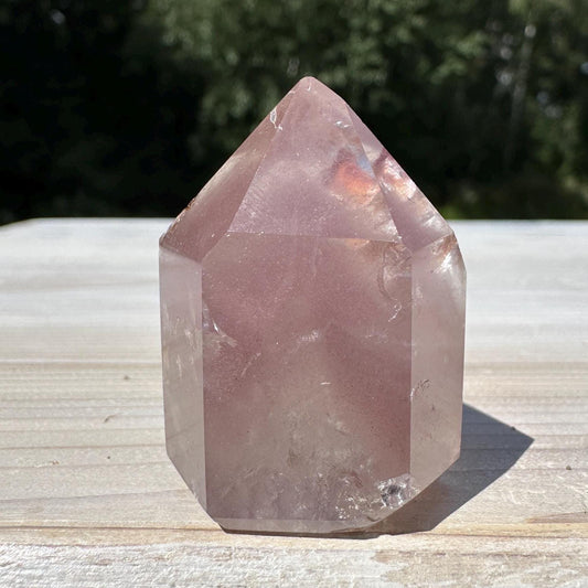 Rare Small Pink Lithium Point from Brazil - #7