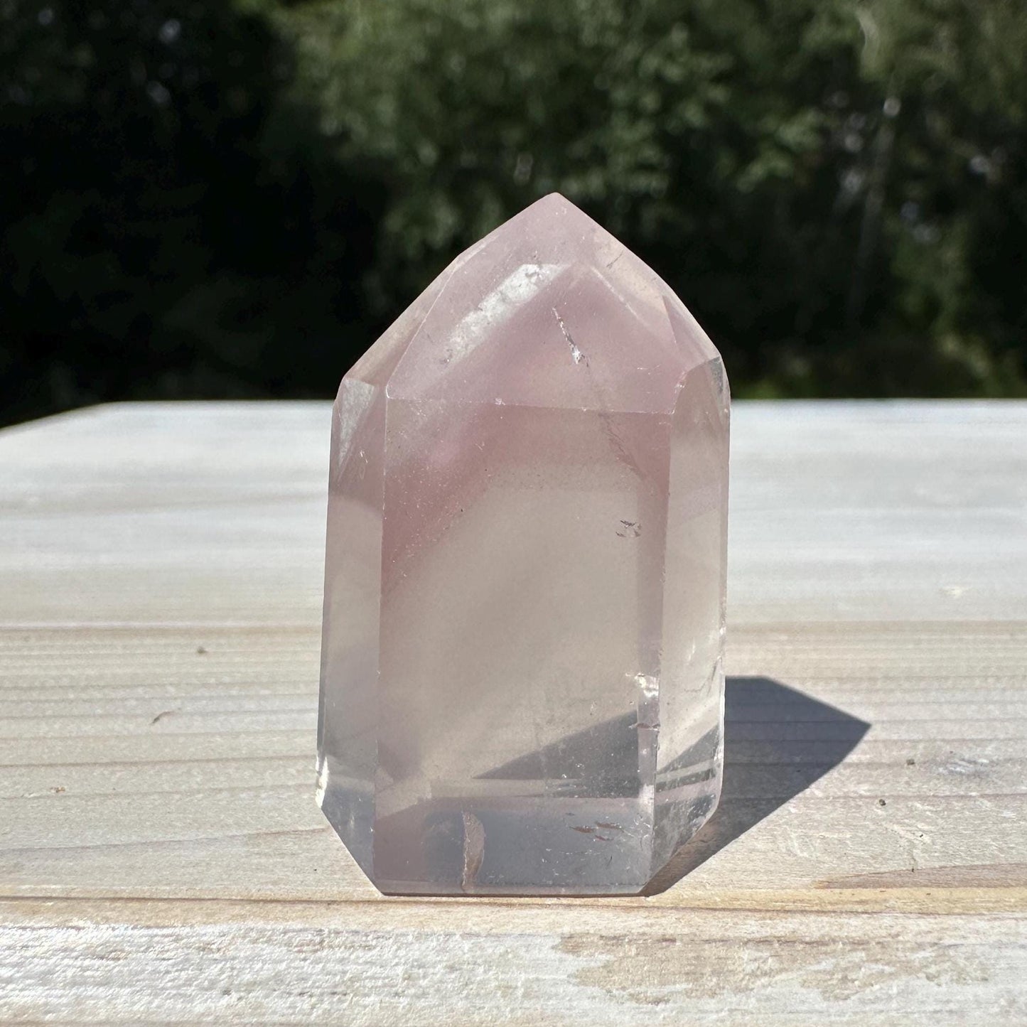 Rare Small Pink Lithium Point from Brazil - #8