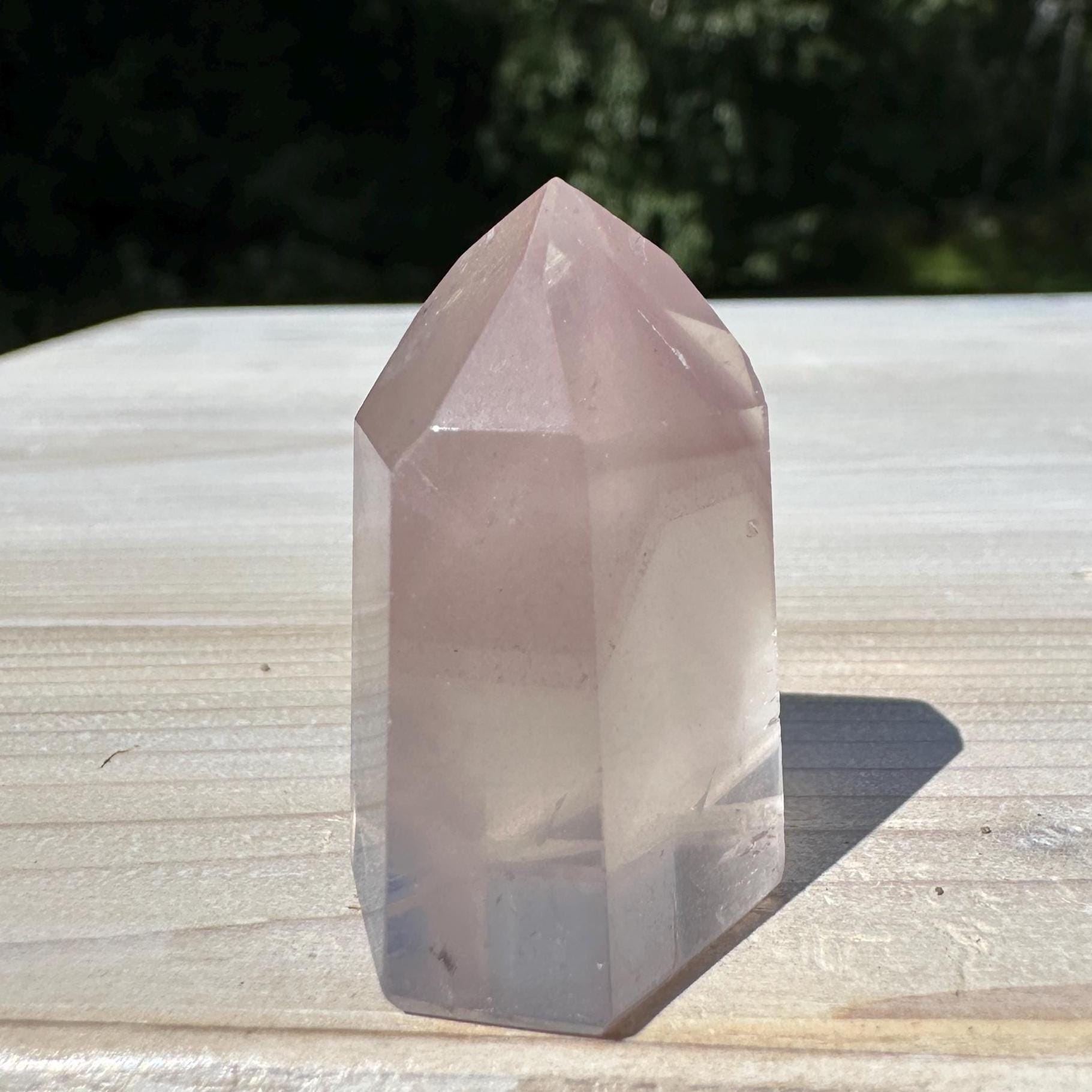 Rare Small Pink Lithium Point from Brazil - #8