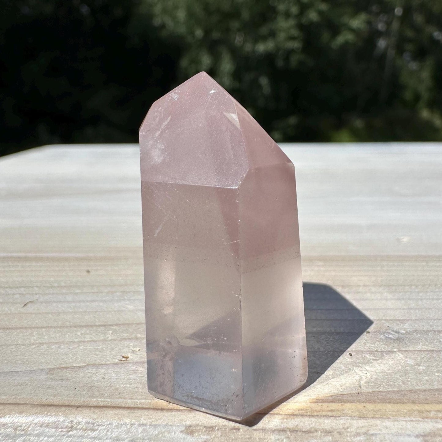 Rare Small Pink Lithium Point from Brazil - #8