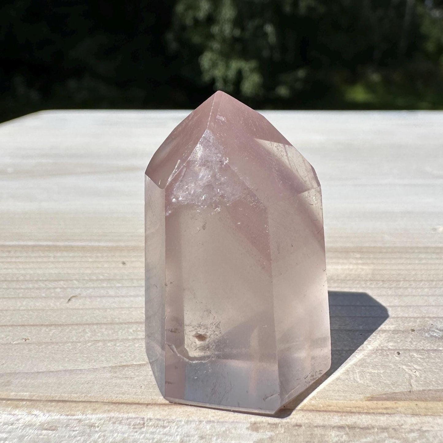 Rare Small Pink Lithium Point from Brazil - #8