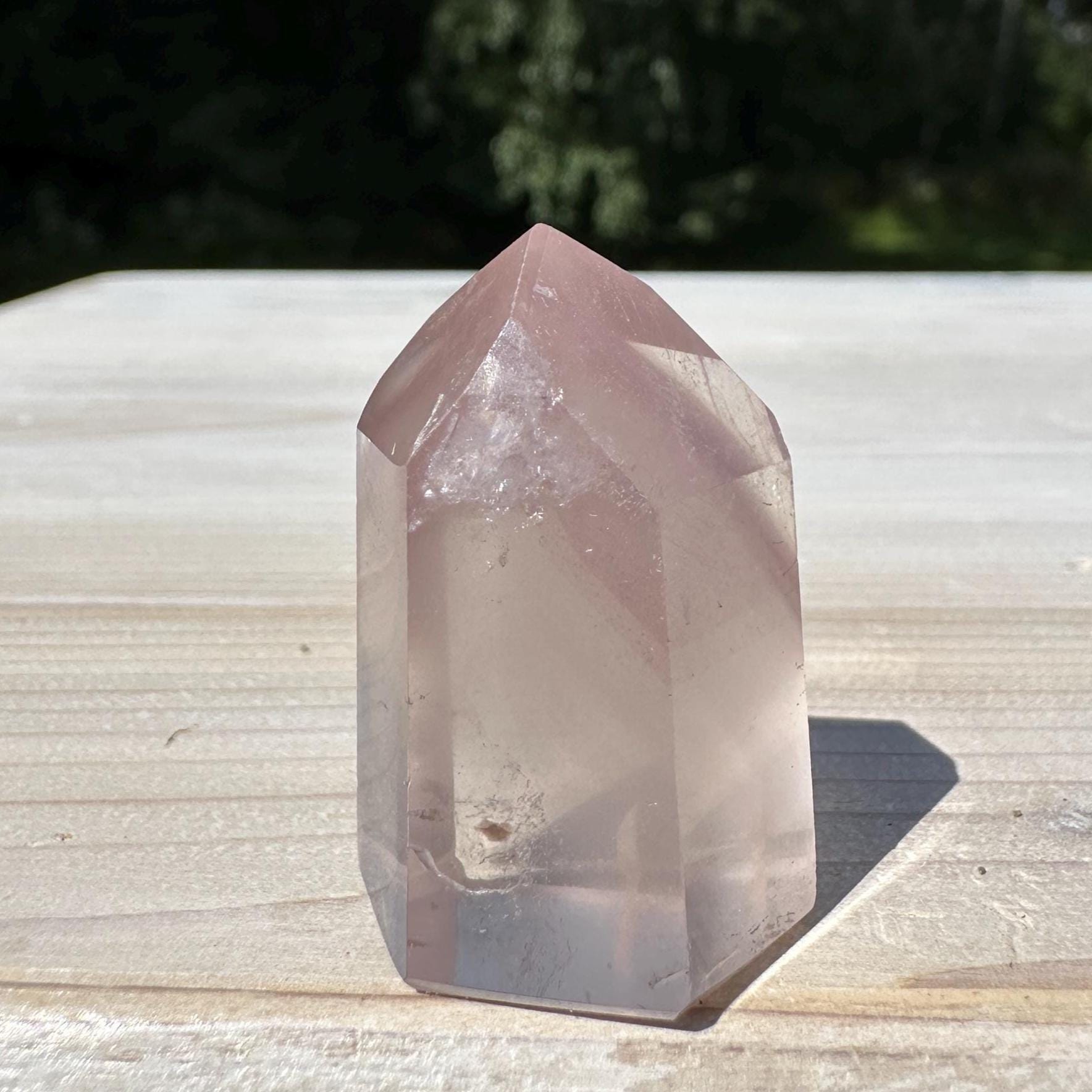 Rare Small Pink Lithium Point from Brazil - #8