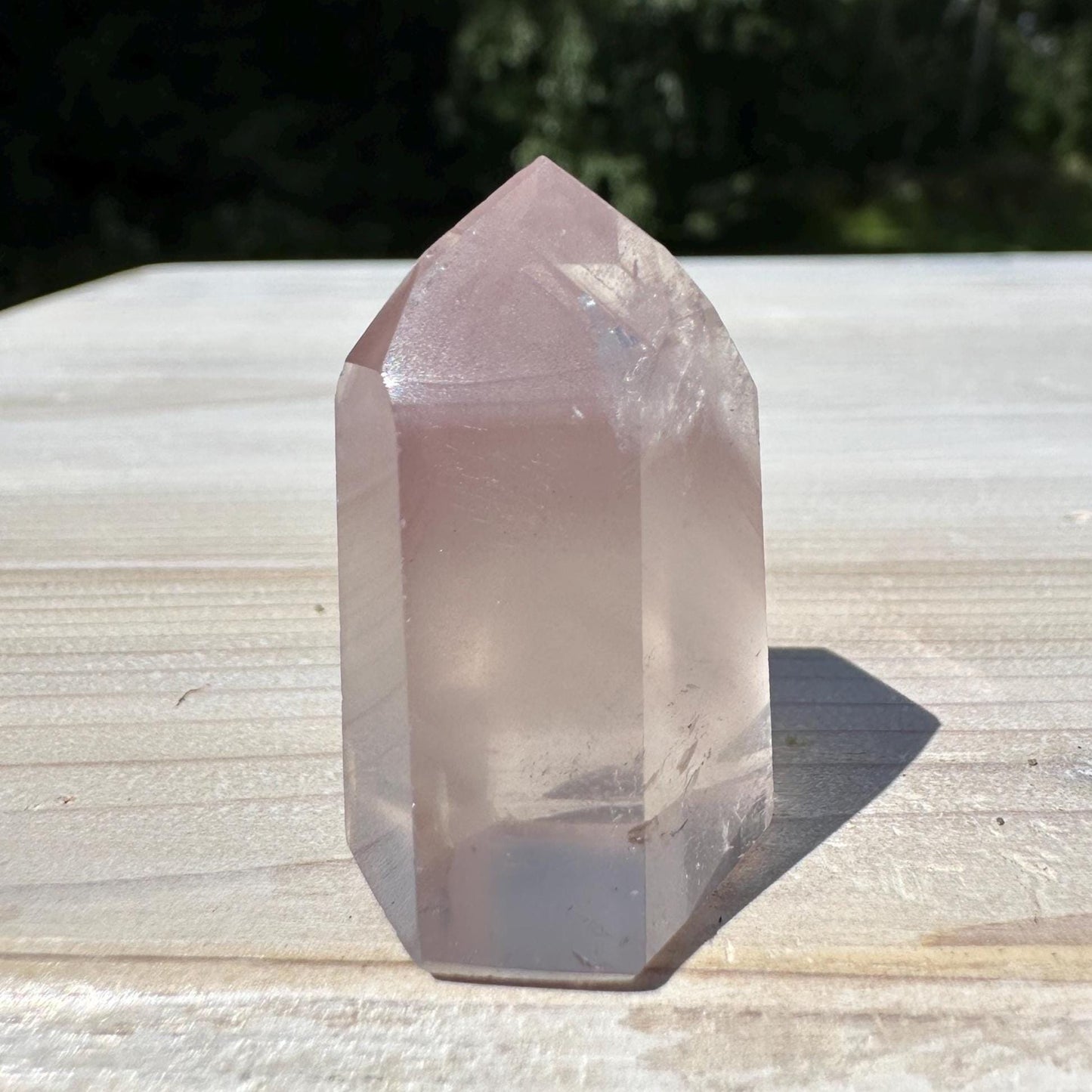 Rare Small Pink Lithium Point from Brazil - #8