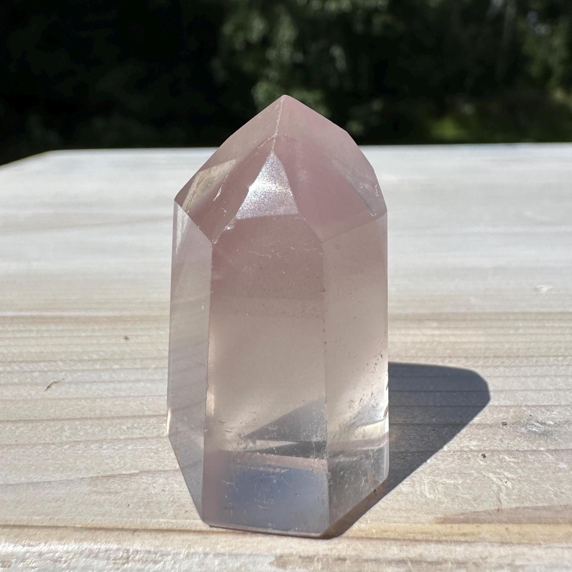 Rare Small Pink Lithium Point from Brazil - #8