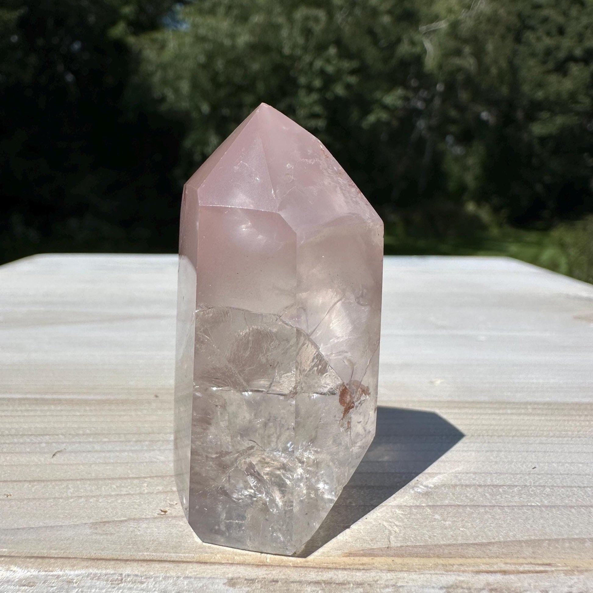 Rare Small Pink Lithium Point from Brazil - #9