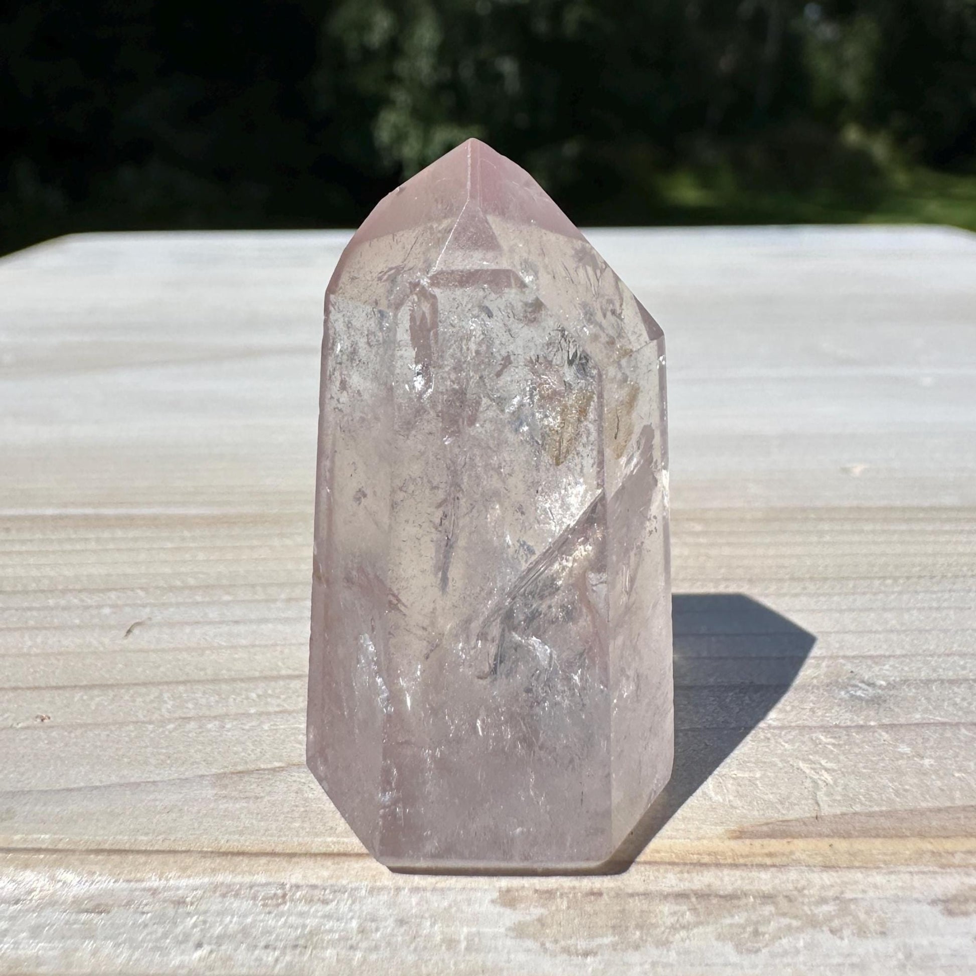 Rare Small Pink Lithium Point from Brazil - #10