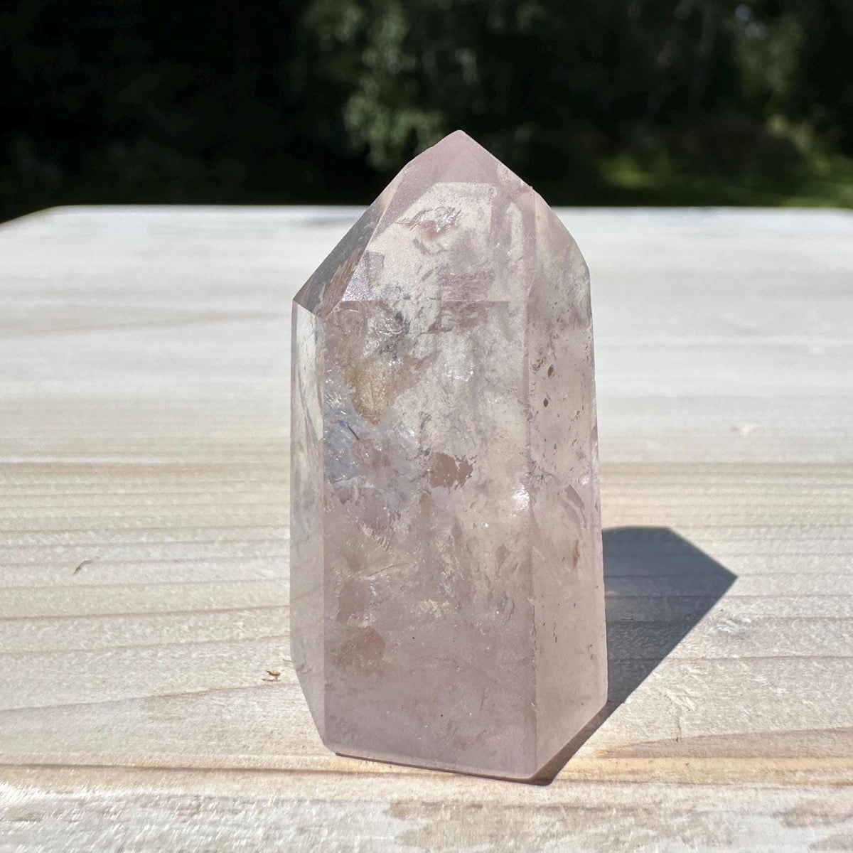 Rare Small Pink Lithium Point from Brazil - #10