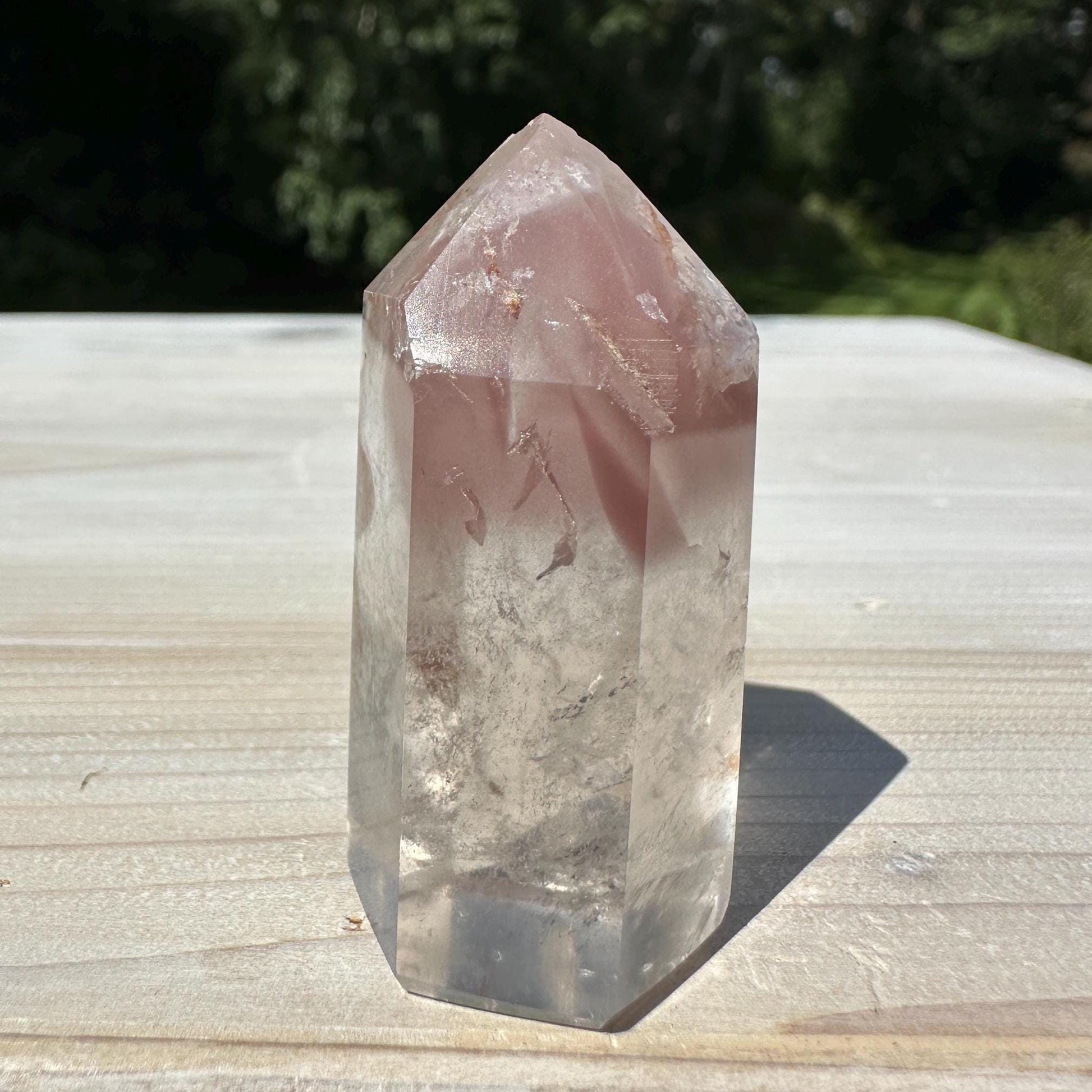 Rare Small Pink Lithium Point from Brazil - #11