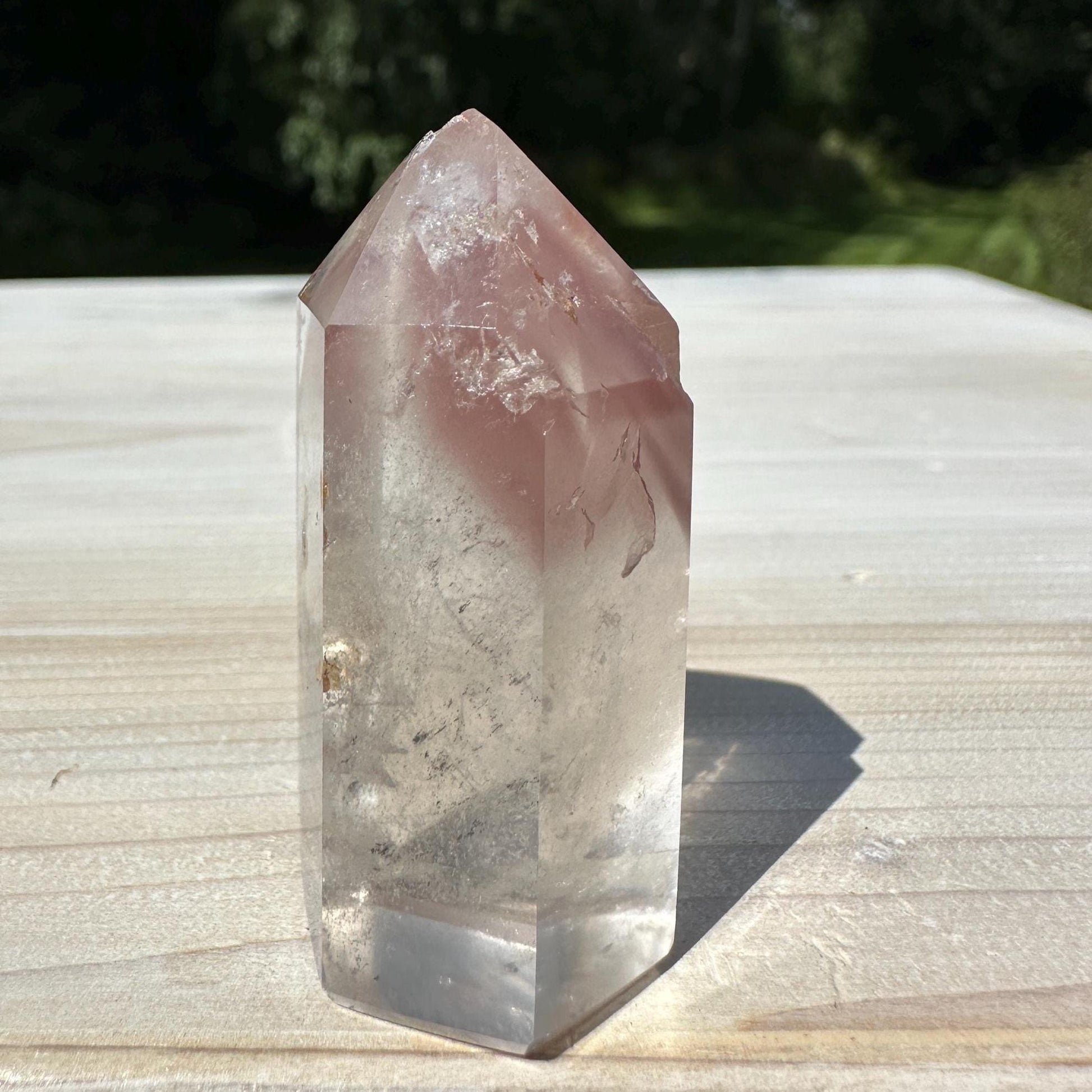 Rare Small Pink Lithium Point from Brazil - #11