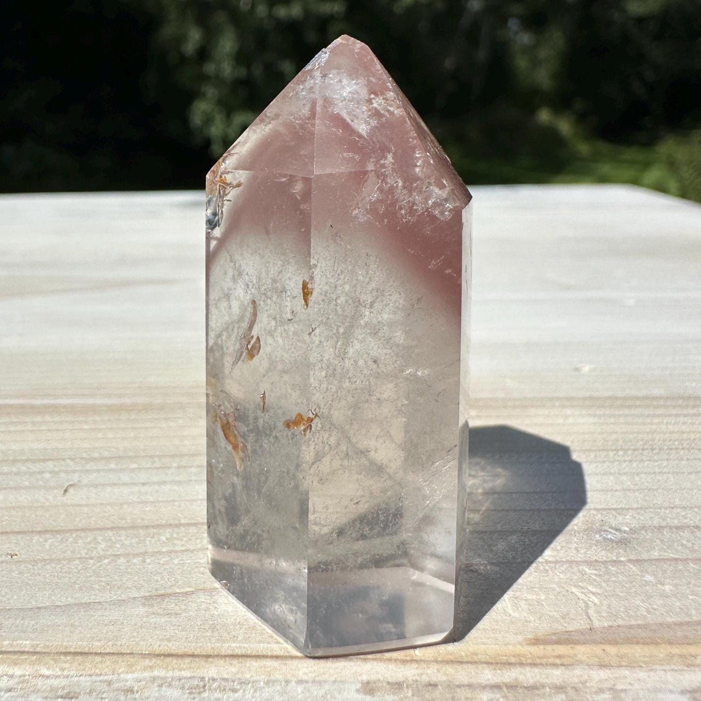 Rare Small Pink Lithium Point from Brazil - #11