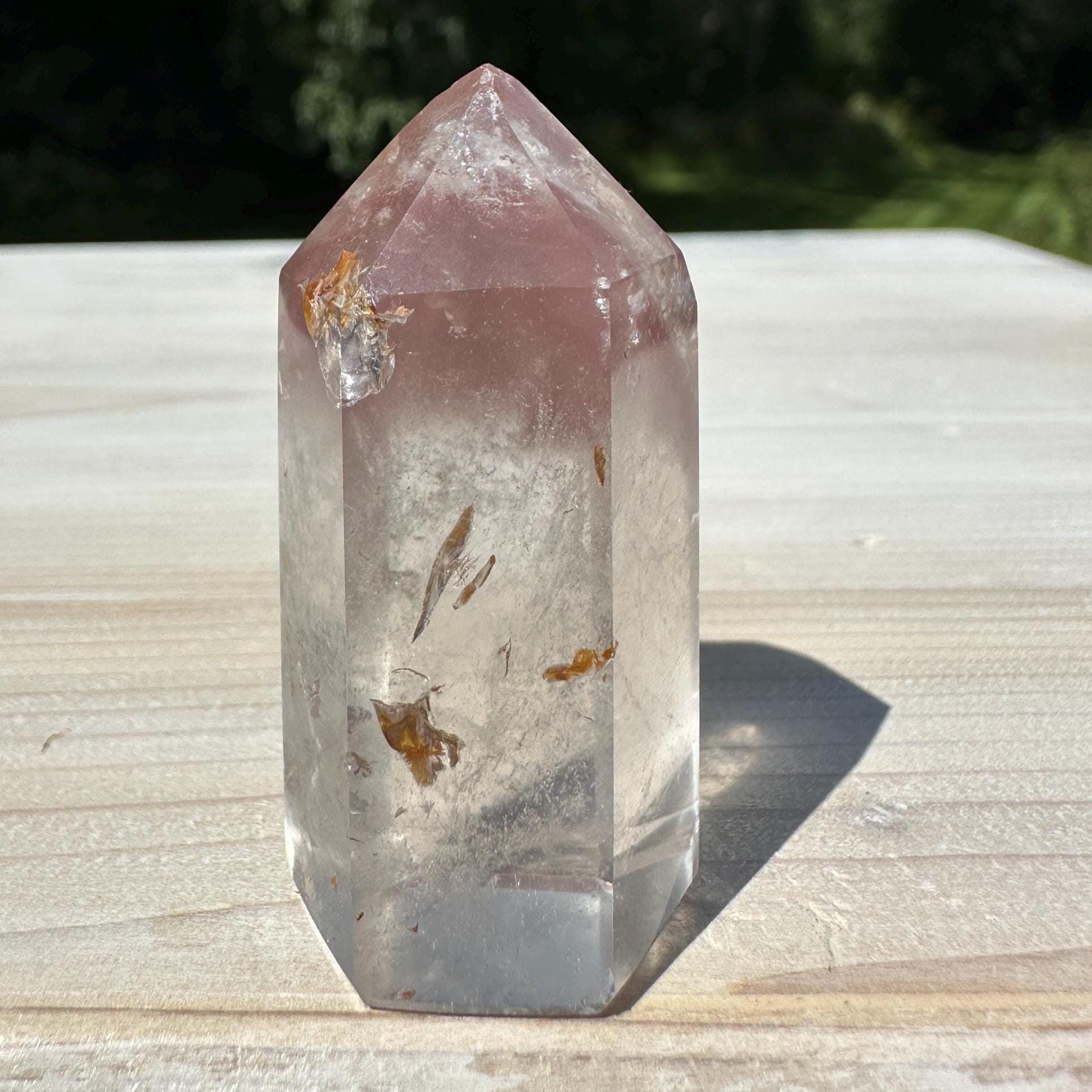 Rare Small Pink Lithium Point from Brazil - #11