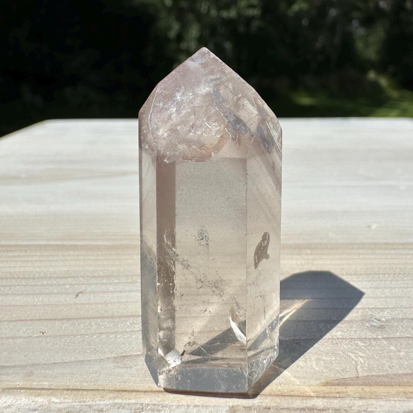 Rare Small Pink Lithium Point from Brazil - #12